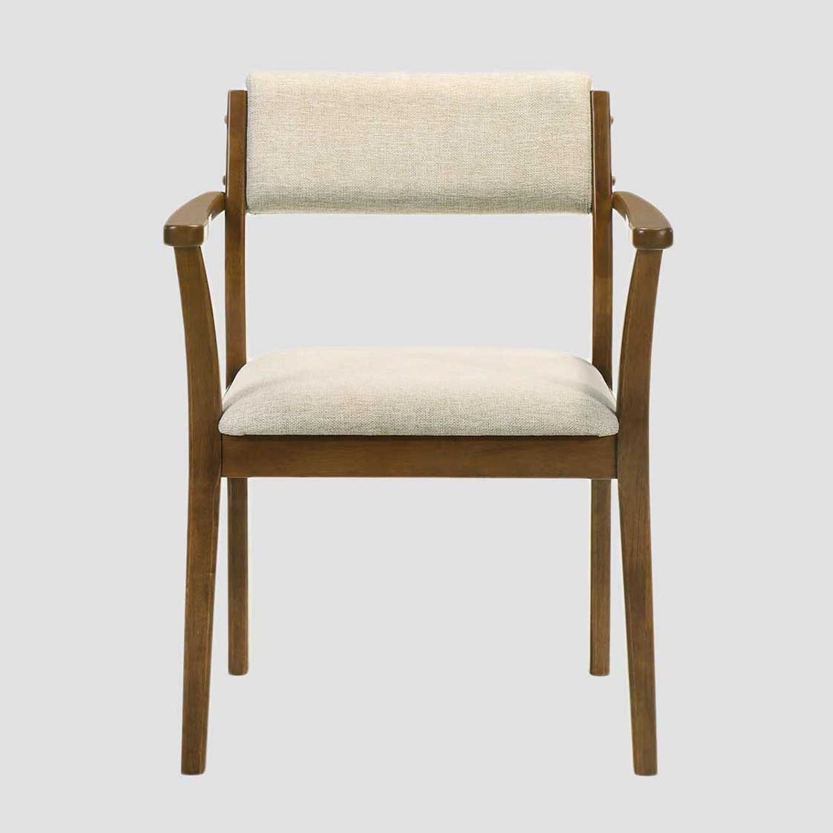 Zestaw 2 krzeseł PAHKEL z drewna kauczukowego 56,5x62,5x84,5 cm