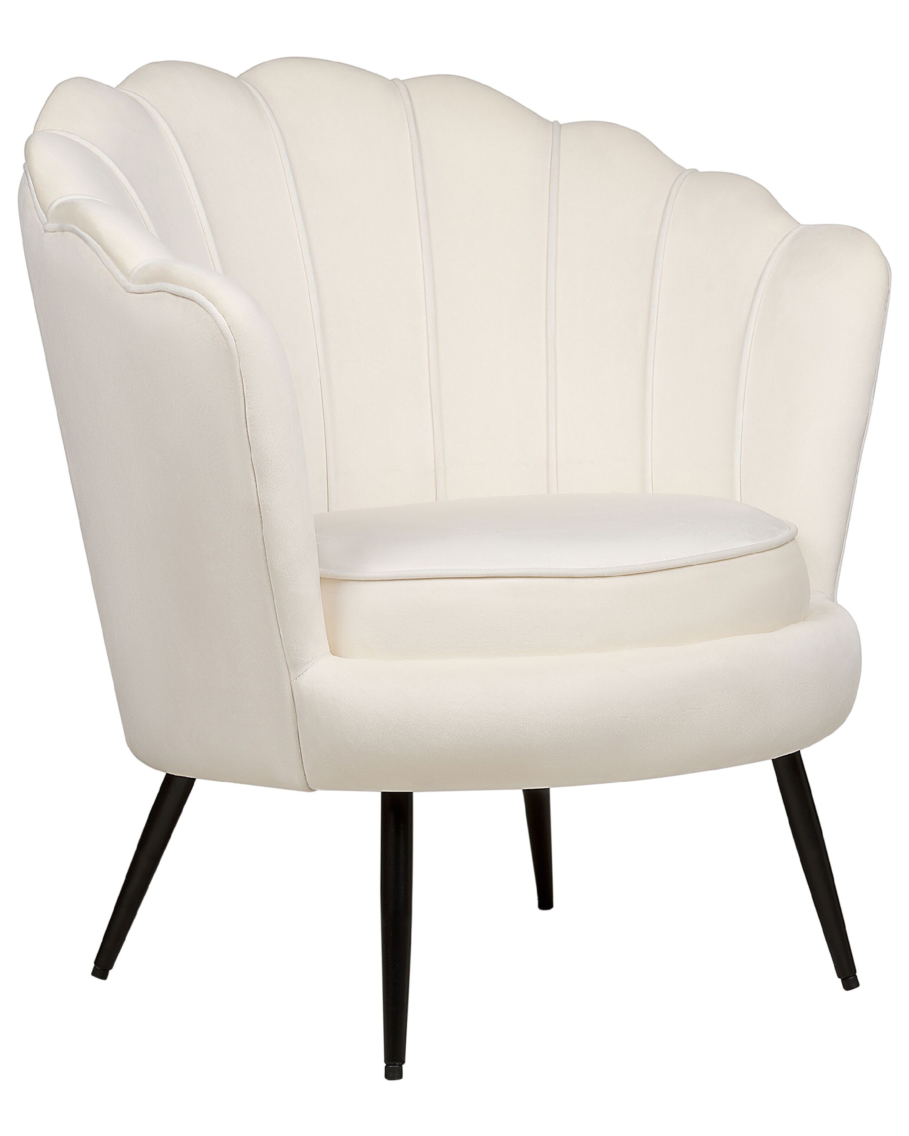 Armchair LOVIKKA Velvet Off-White
