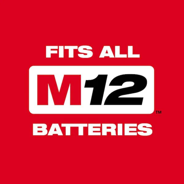 M12 FUEL 12V Lithium-Ion Cordless 3/8 in. Ratchet and 1/4 in. Impact Driver Kit (2-Tool) w/Batteries, Charger & Bag - Image 10