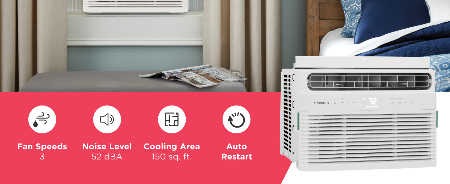 Climatiseur de fenêtre Frigidaire 5 000 BTU_FHWC054TE1_B0CFYH7T1P