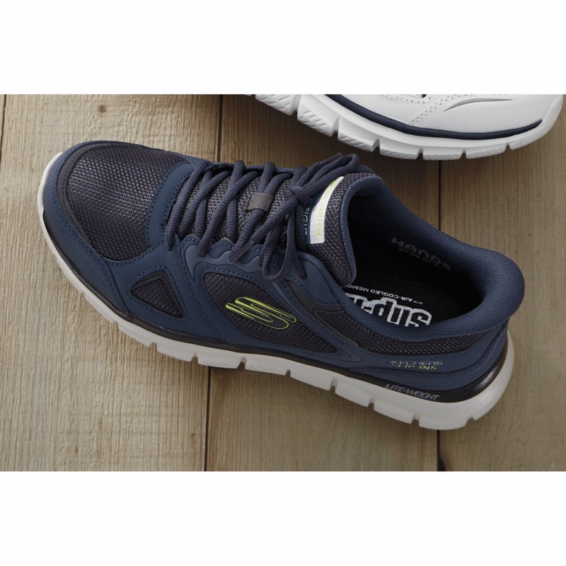 Skechers Men's Slip-Ins Track Ezral Shoe - MIDNIGHT VELVET CATALOG