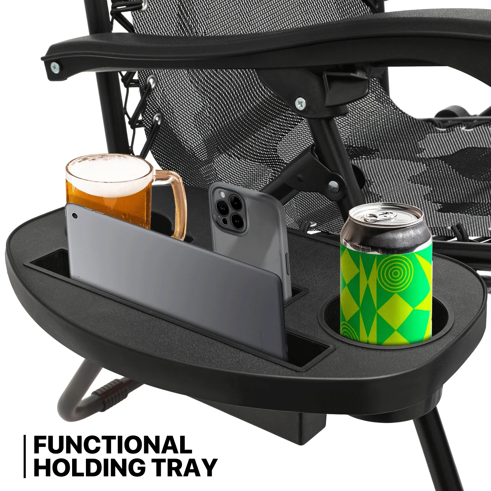 MoNiBloom Zero Gravity Reclining Chairs Set Of 2 With Canopy Shade And Headrest, Black - 330 lbs - Image 62 MoNiBloom Zero Gravity Reclining Chairs Set Of 2 With Canopy Shade And Headrest, Black - 330 lbs - Image 62