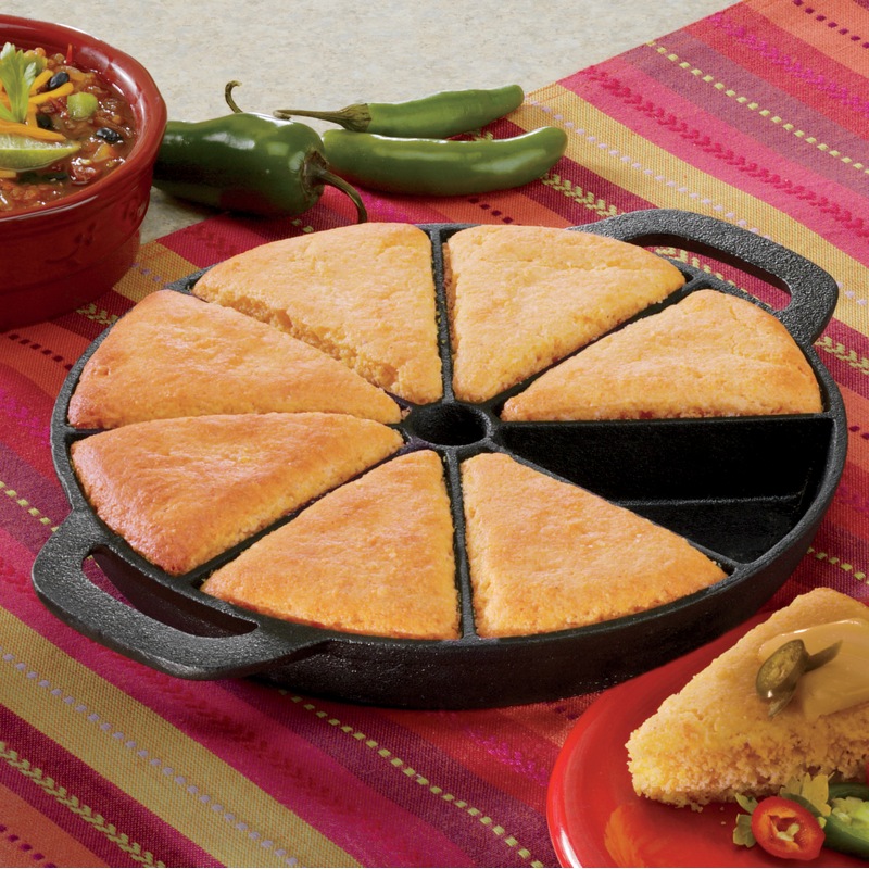 Pre-Seasoned Cast Iron Cornbread Pan - MIDNIGHT VELVET CATALOG