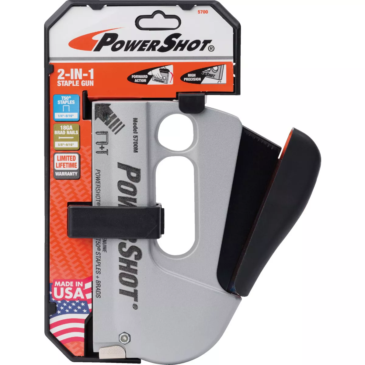 Arrow PowerShot T-50 Heavy-Duty Staple Gun & Nailer