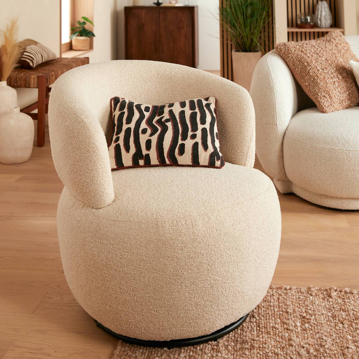 Swivel Chair "Sileo" Clay