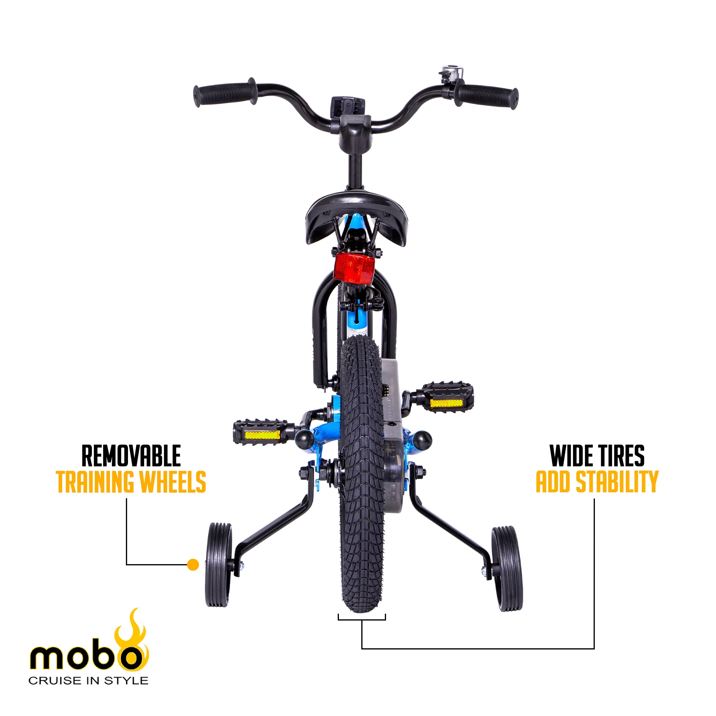 Mobo First Boy's 14" Kids Bike, Ages 3-5 Years Old, Red - Image 22