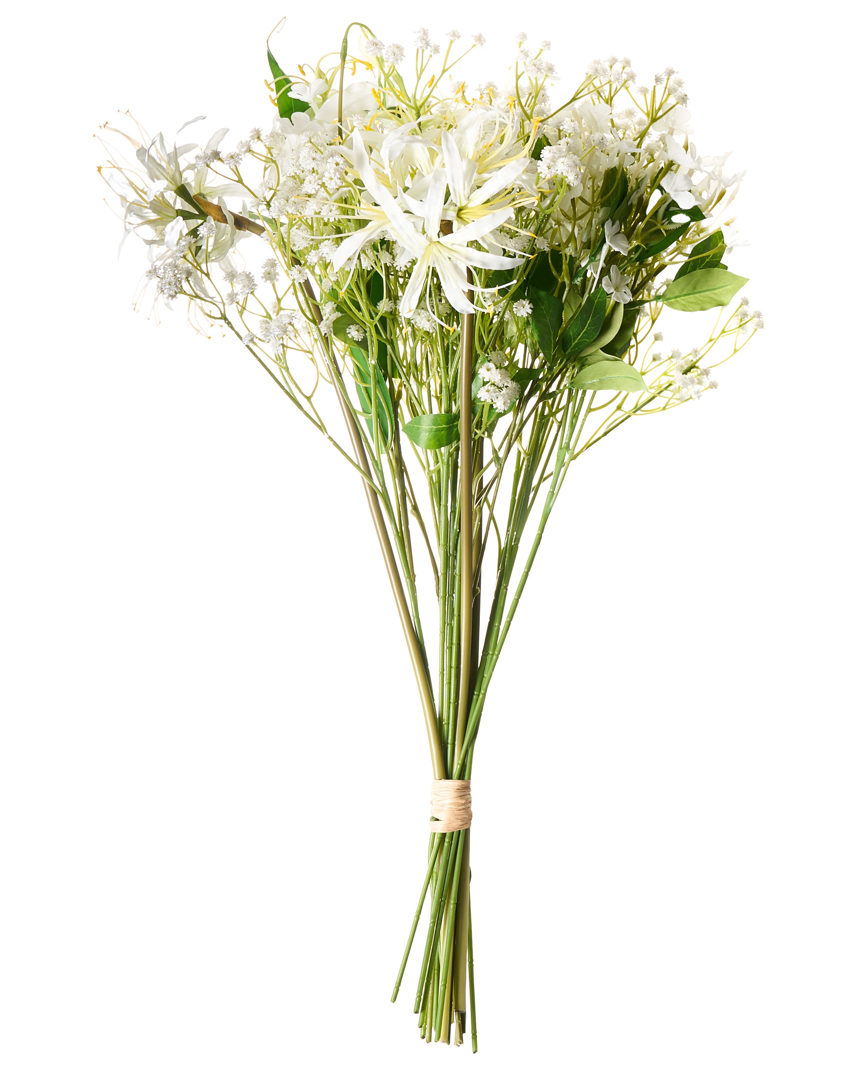 Artificial Flower Bouquet VEIROS 38 cm White