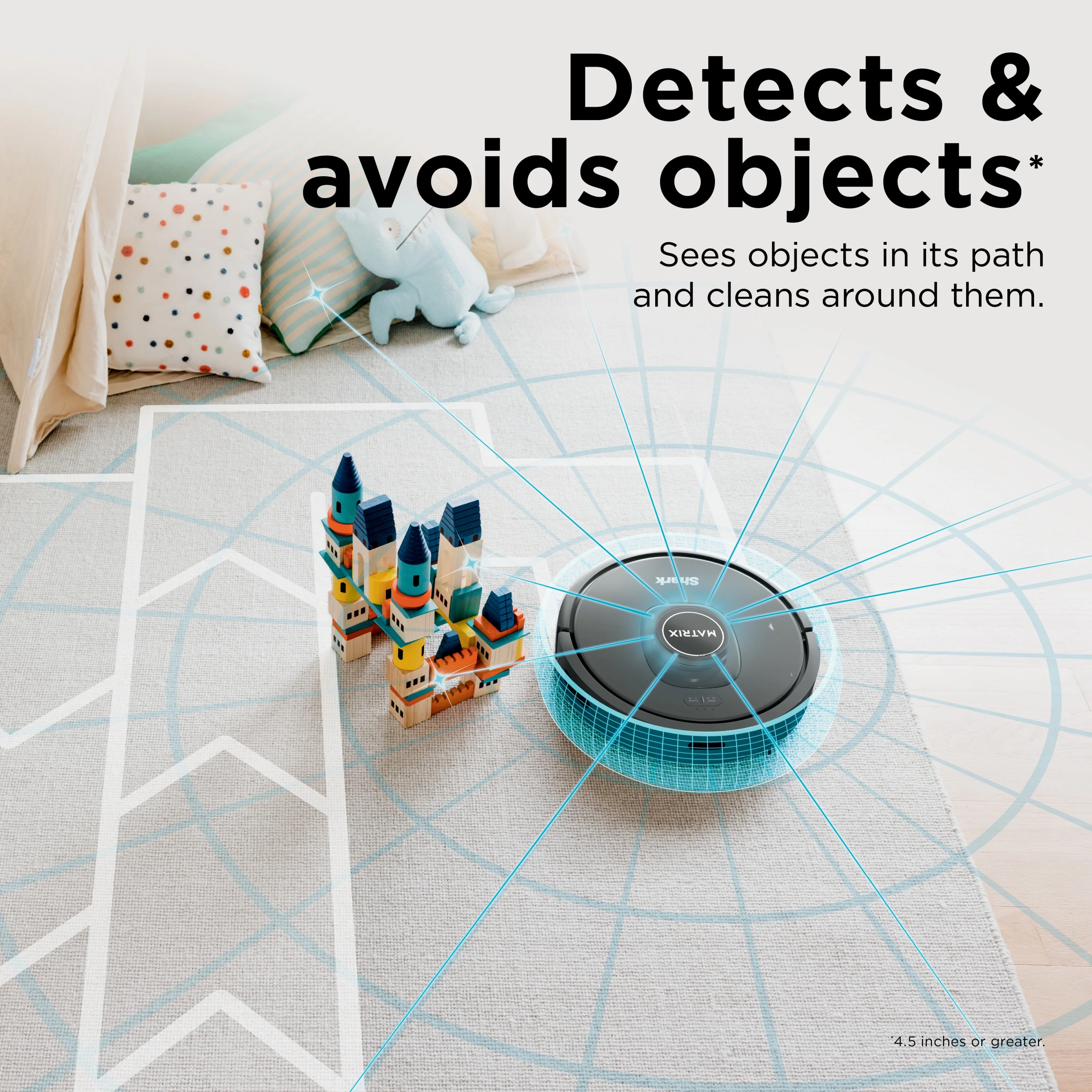 Shark Matrix Robot Vacuum, Carpets & Hard Floors, Precision Home Mapping, Perfect for Pet Hair, Wi-Fi, RV2300 - Image 2