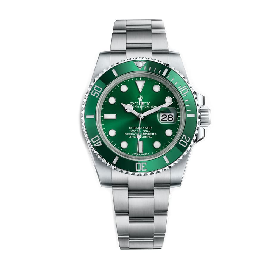 Rolex Submariner Hulk 116610LV Green Dial Replica - Elite Watch Atelier