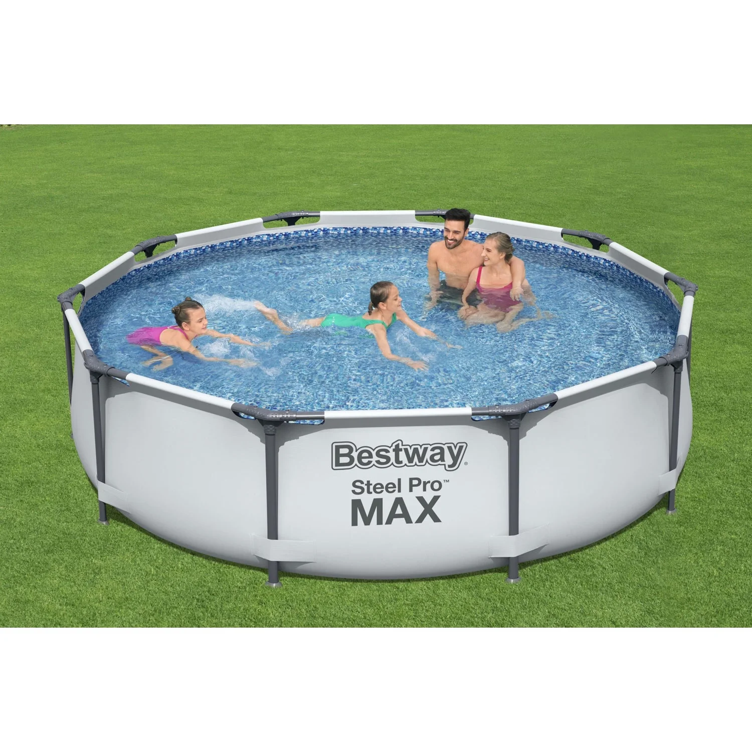 Bestway Steel Pro MAX 10' x 30" Above Ground Pool Set Round - Image 2