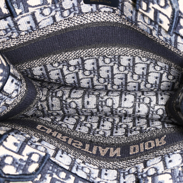 Dior Book Tote small model shopping bag in blue monogram canvas Oblique1:1High-quality replica