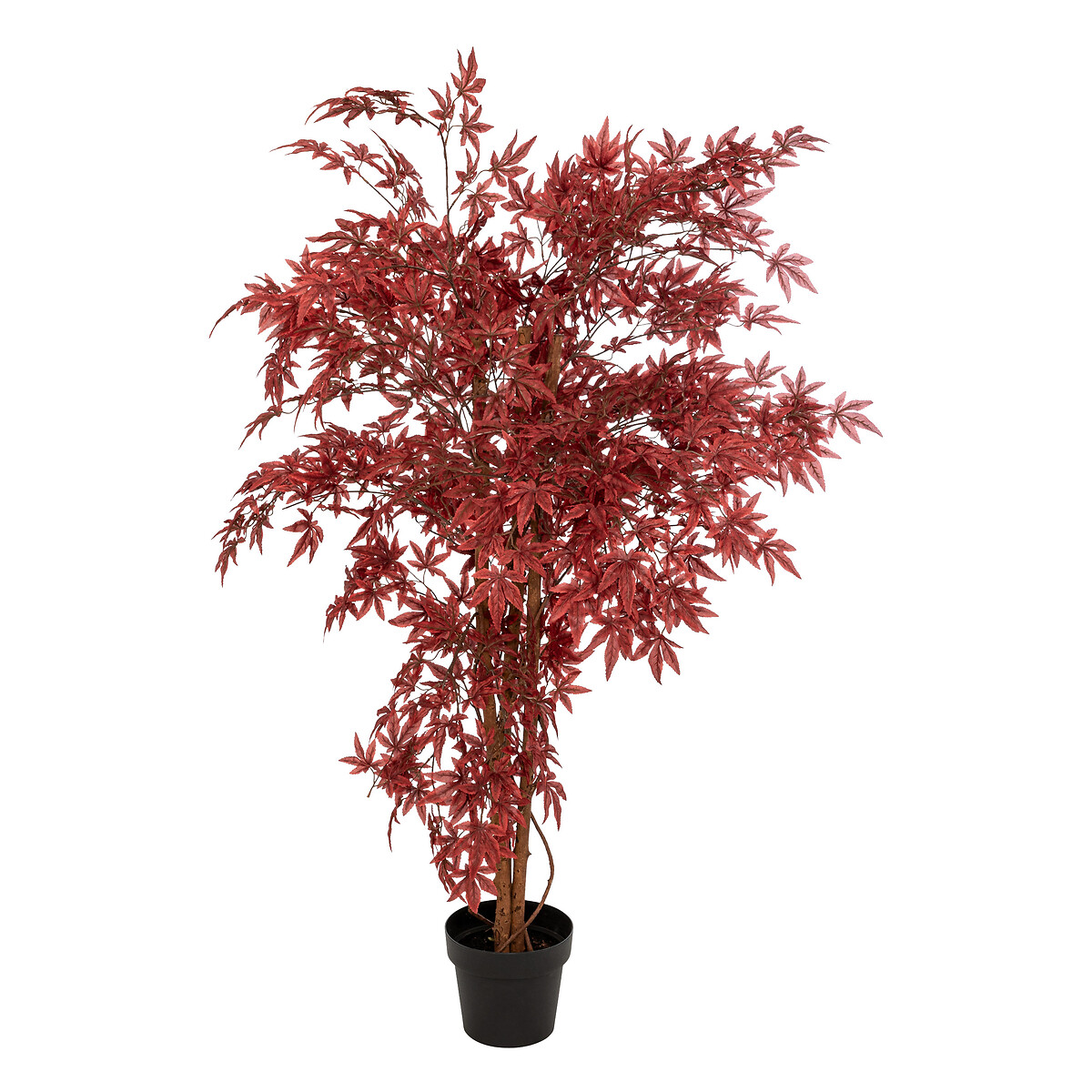 Artificial autumn maple "James" Black pot, H.150 cm