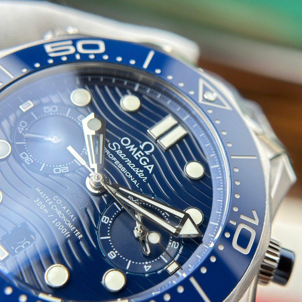Omega Best Copies Watches Seamaster Diver 300M Chronograph Dial Blue N1 Factory 44mm - Top club