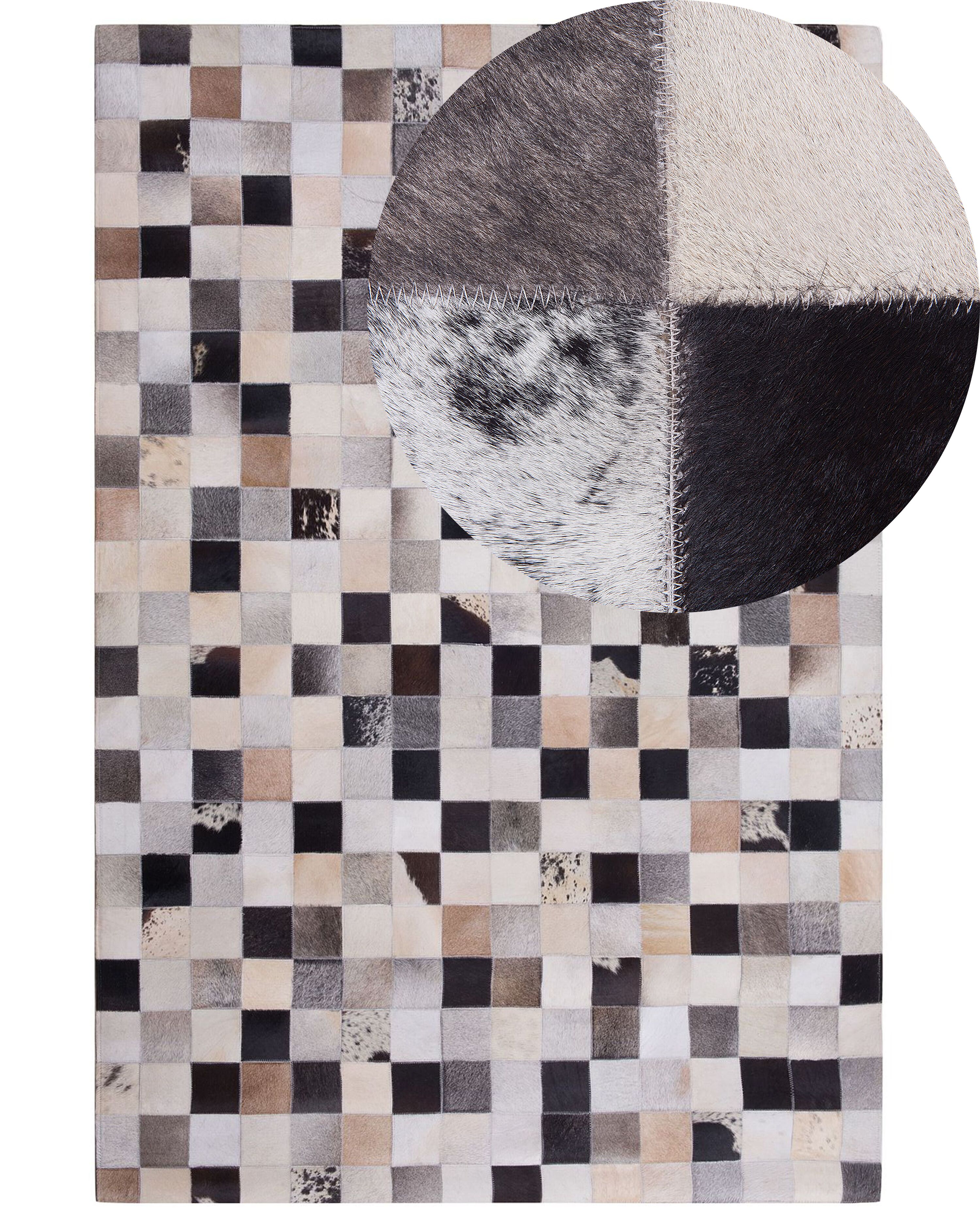 Rug RIZE Multicolour 160 x 230 cm Leather