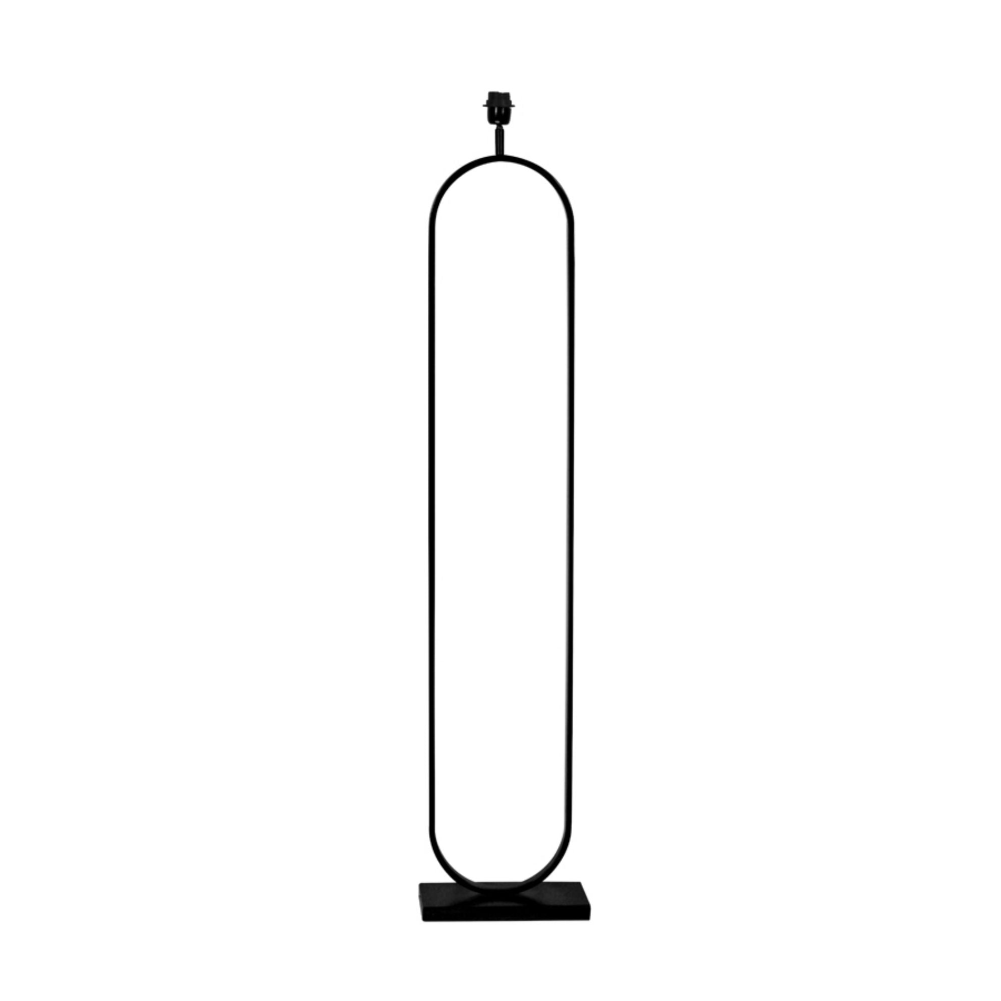 Light & Living Vloerlamp Jamiri - Zwart - 30x15x142cm