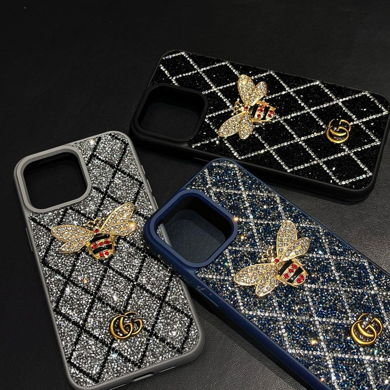 GG Bee Diamond iPhone Case - Wholesale & Influencer