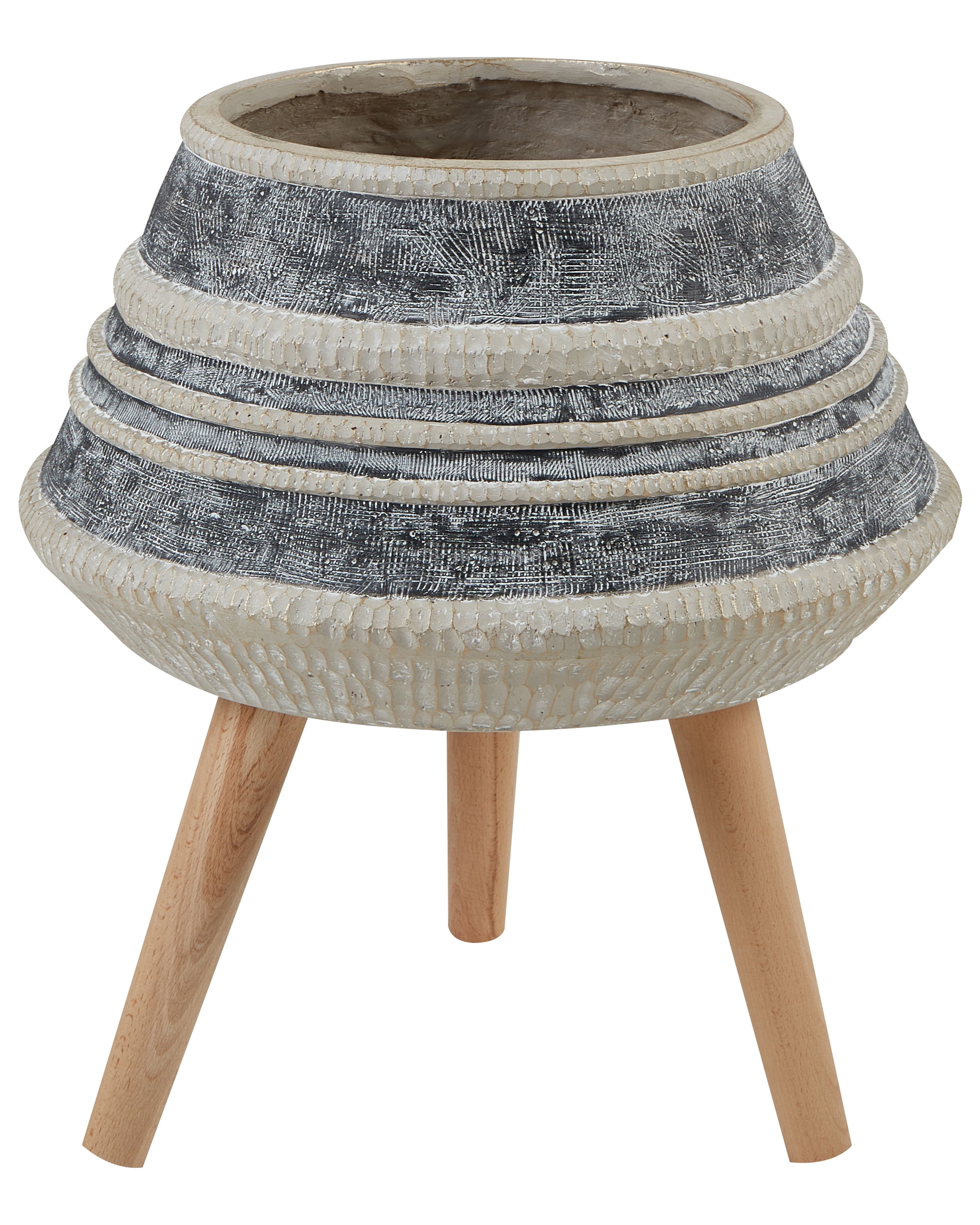 Elevated Plant Pot ATHAEA 37 cm Beige