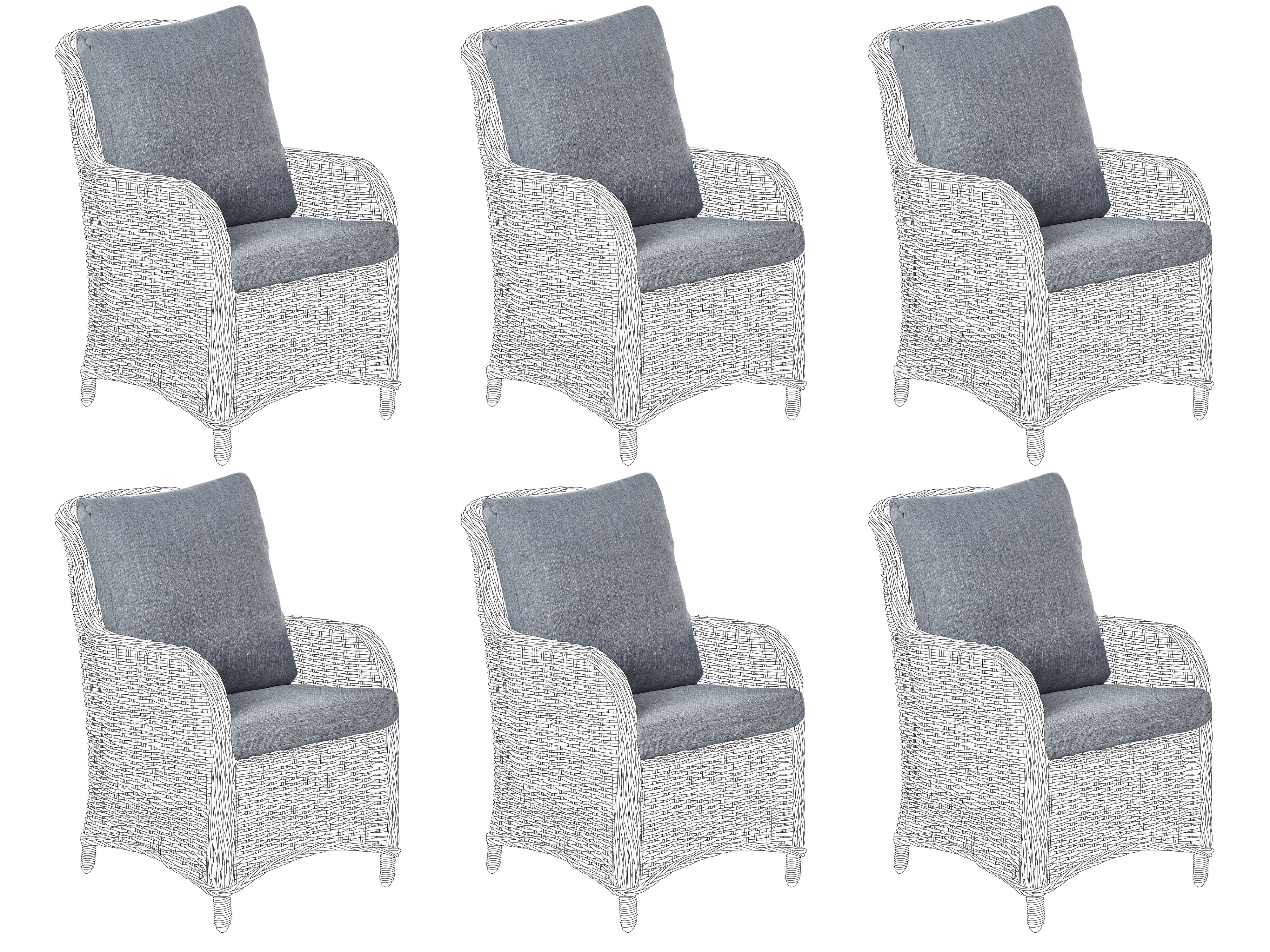 Outdoor Cushion Cover Set CASCAIS Grey