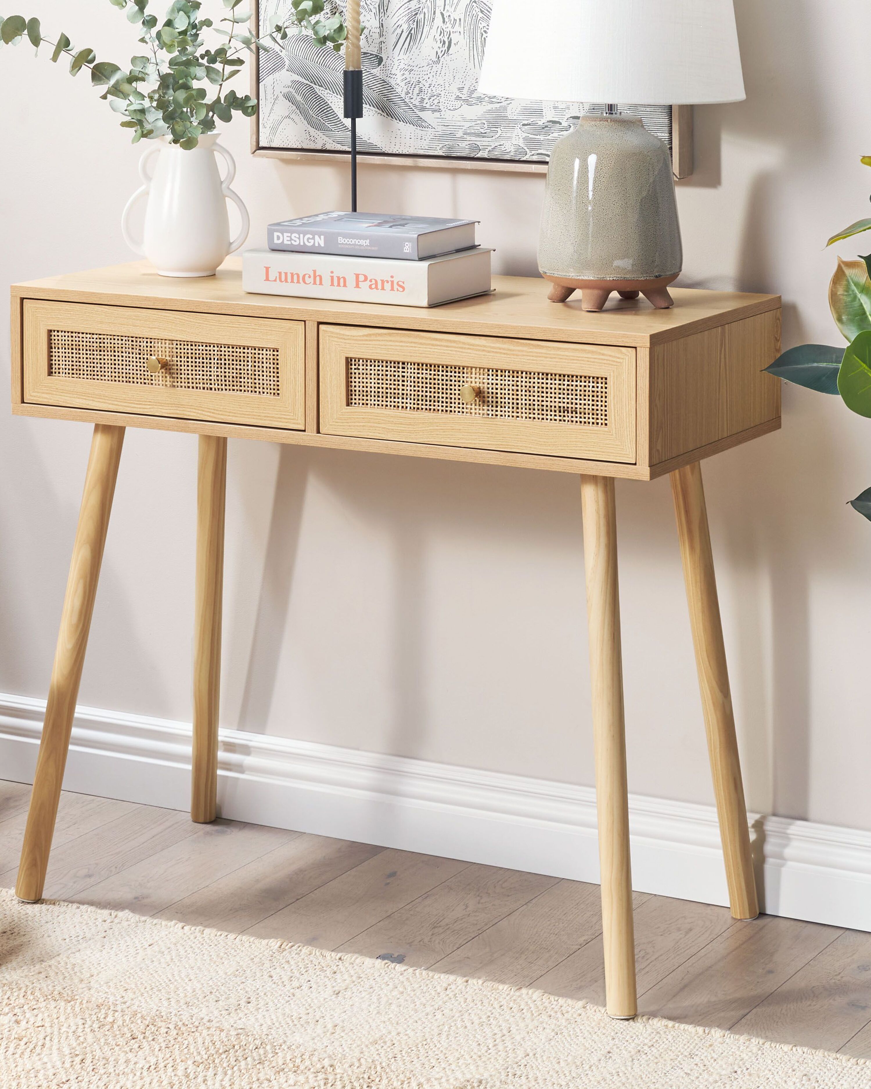 Console Table ODELL Light Brown