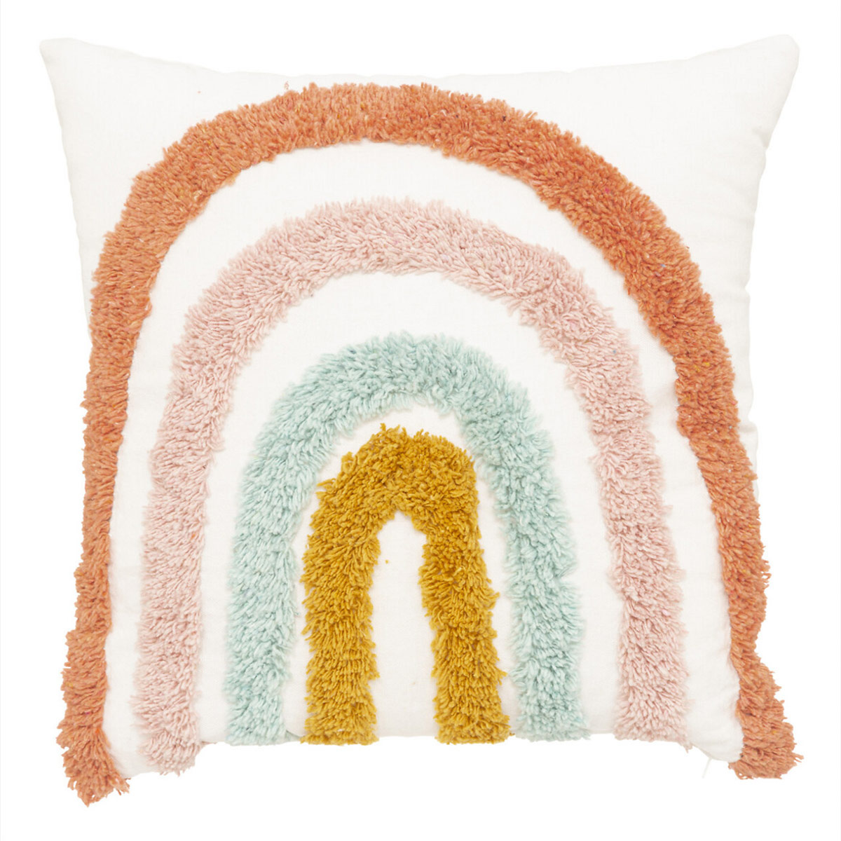 Kids cushion "Arc-en-ciel", cotton 40x40 cm