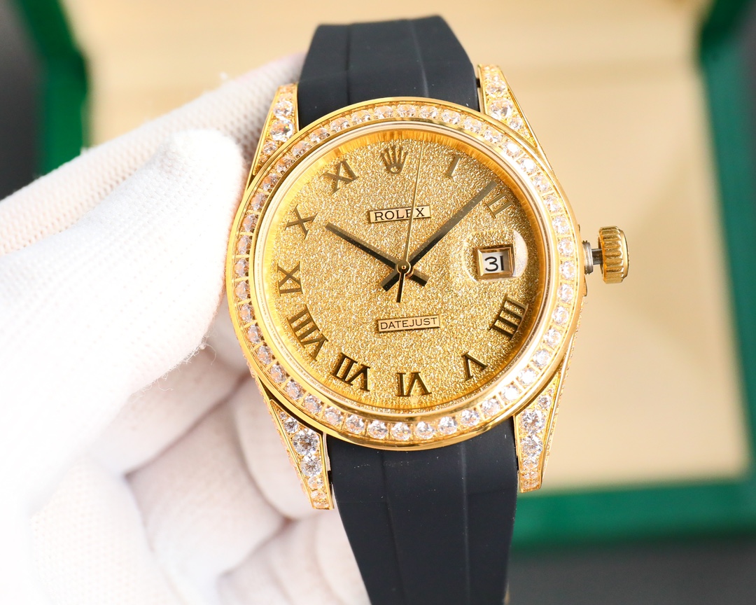 Rolex Logbook Full Luxury Model - Brilliant Roman Dial - 18k Nano-Technology 41MM(1:1 replica) - Elite Watch Atelier