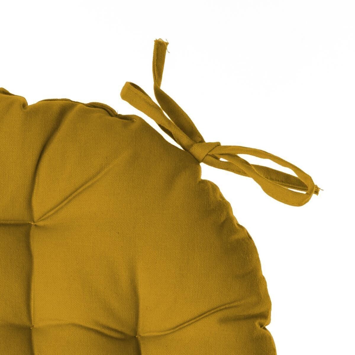 Round chair cover Yellow, D.38 cm