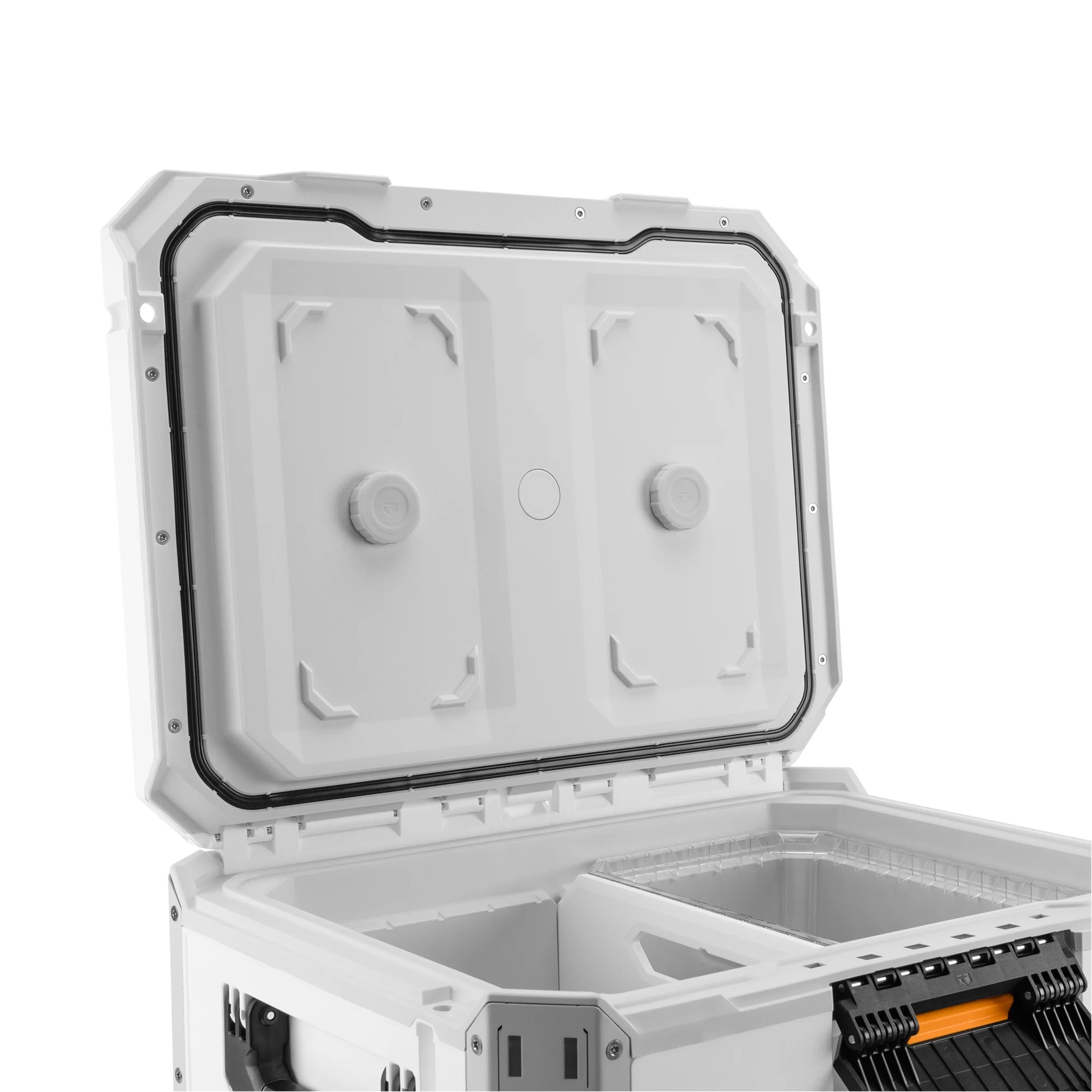 ToughBuilt StackTech Compact Cooler, Stackable 16 Quart Hard Shell Ice Chest, White - Image 15