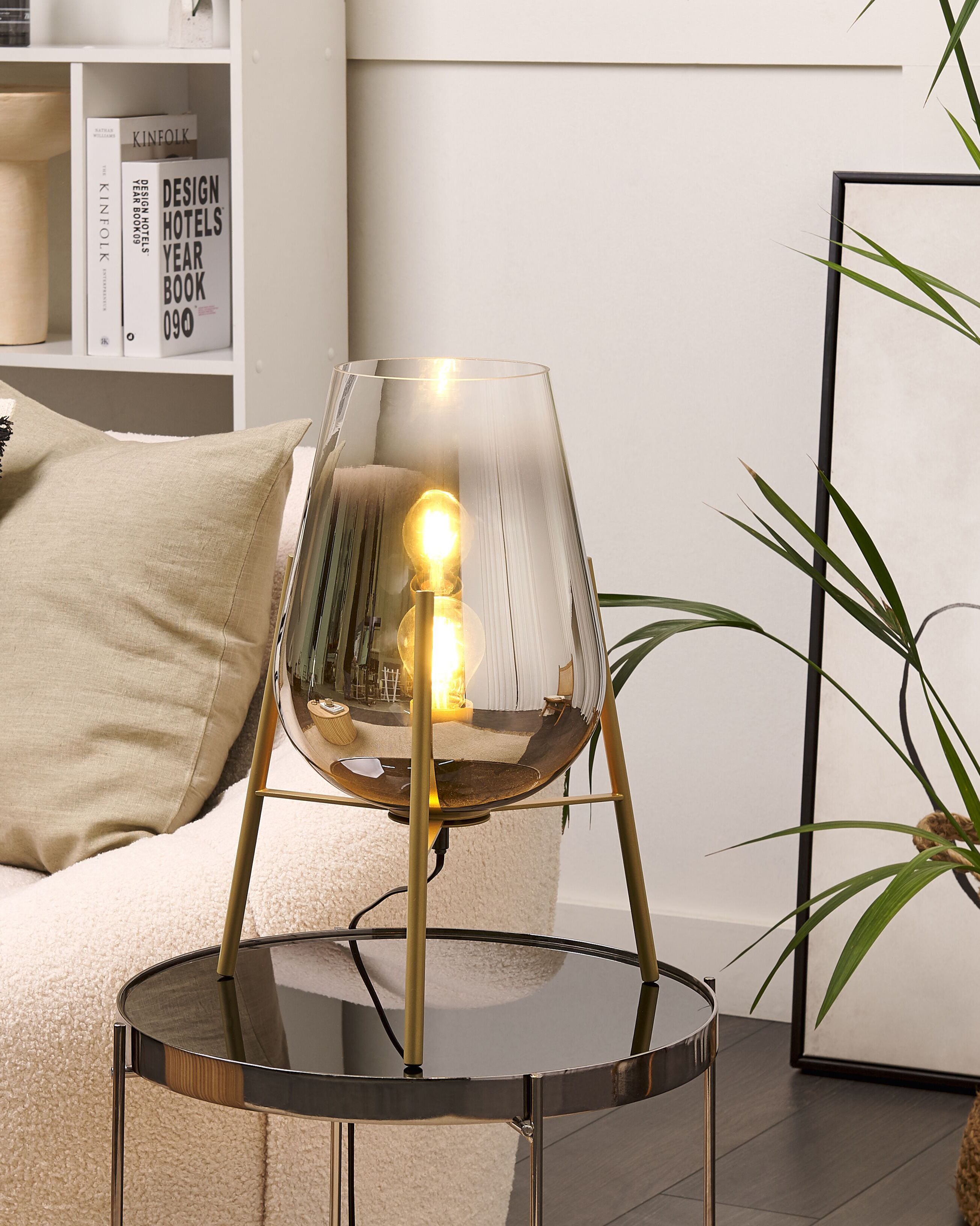 Table Lamp MENA Metal Gold