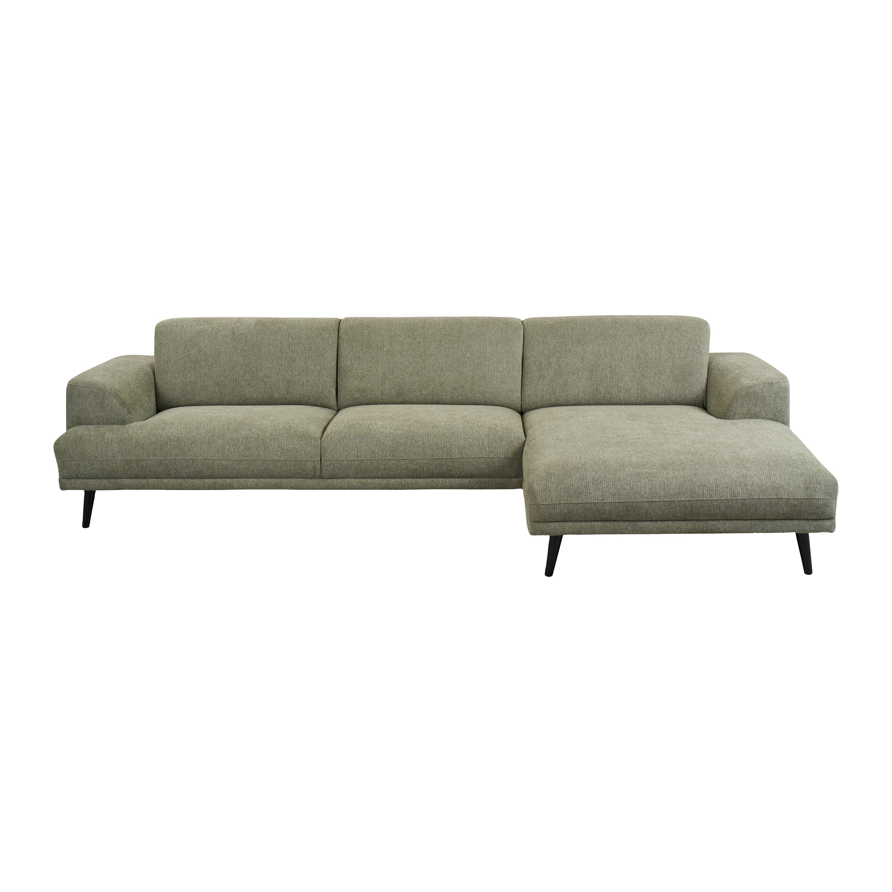 Blokker Flair Hoekbank met Chaise Longue Rechts - Groen