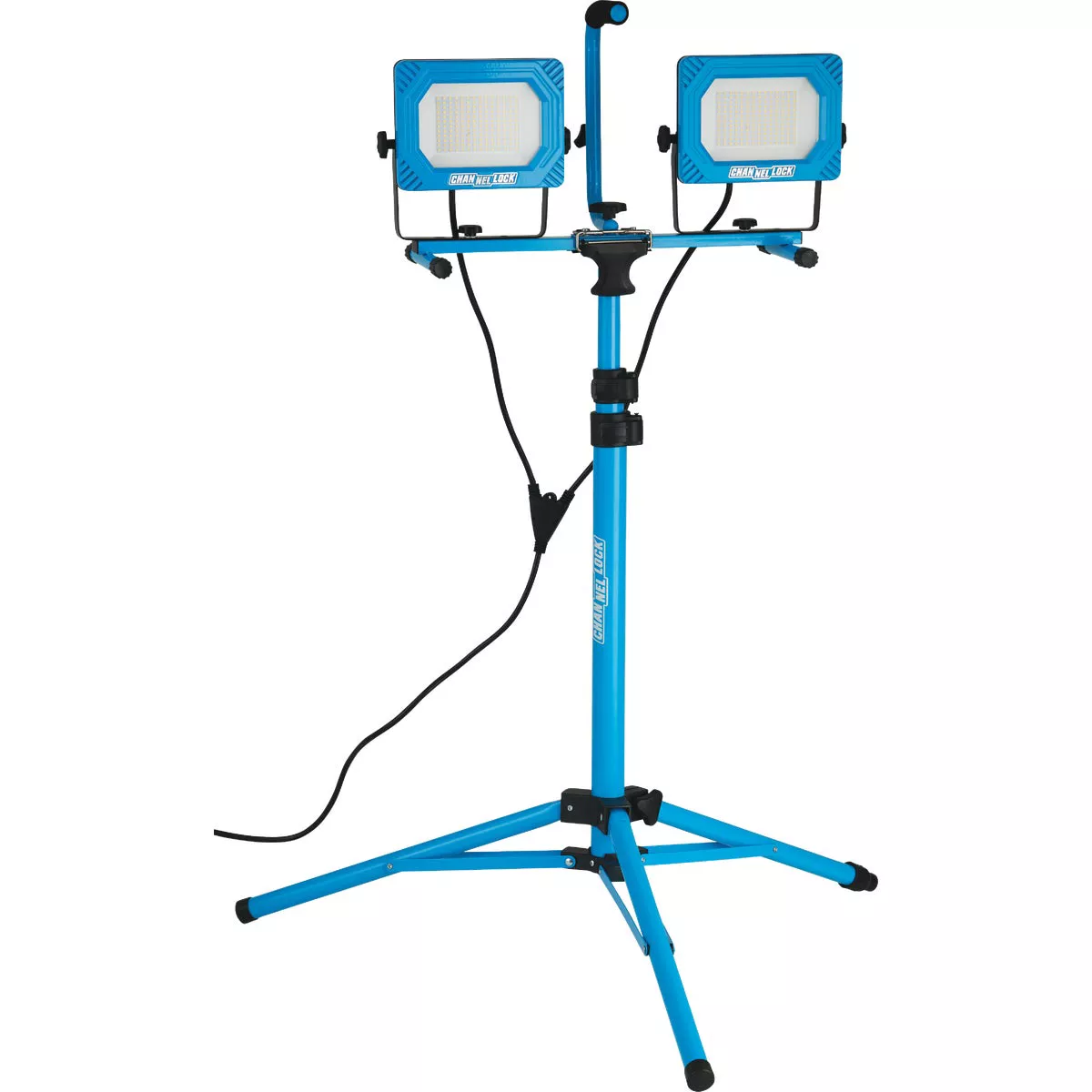 Channellock 24,000 Lm. Dual-Head Tripod Work Light With AC Outlets