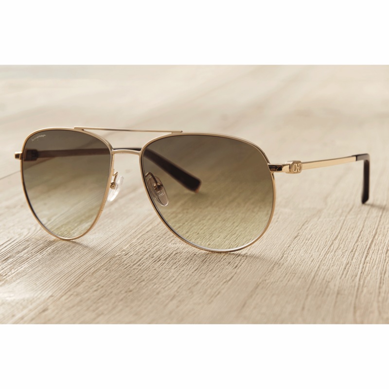 Salvatore Ferragamo Aviator Sunglasses - MIDNIGHT VELVET CATALOG