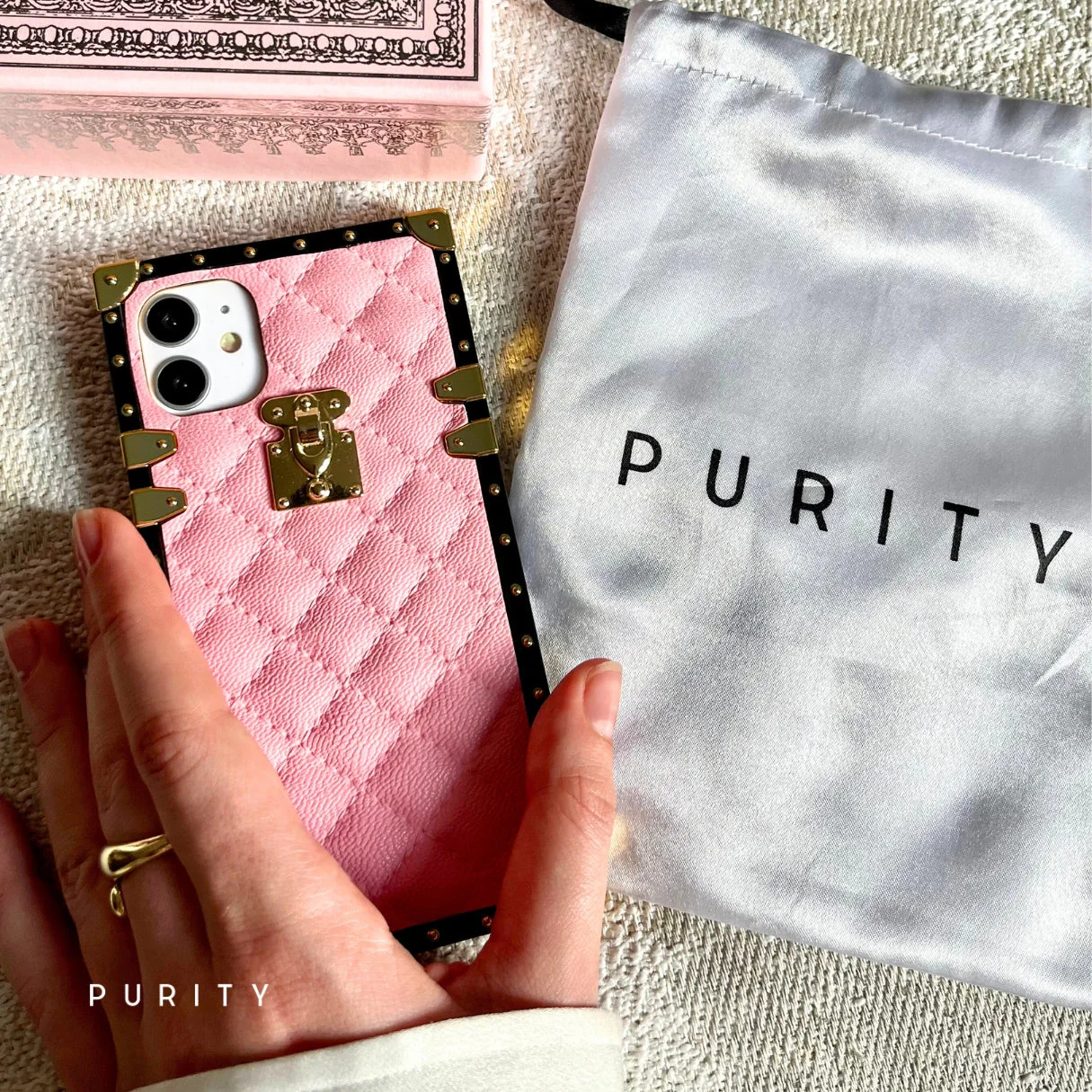 Samsung Case Pink Leather - Wholesale & Influencer