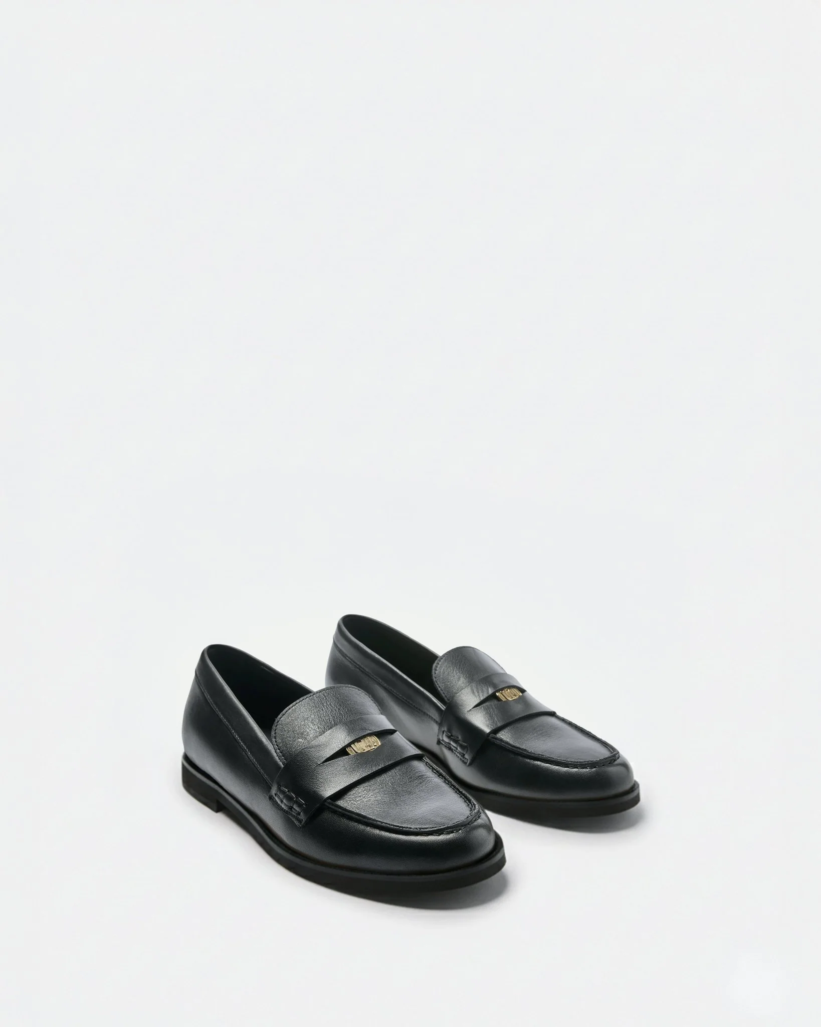 MOCASSINS ALEMY - En cuir noir