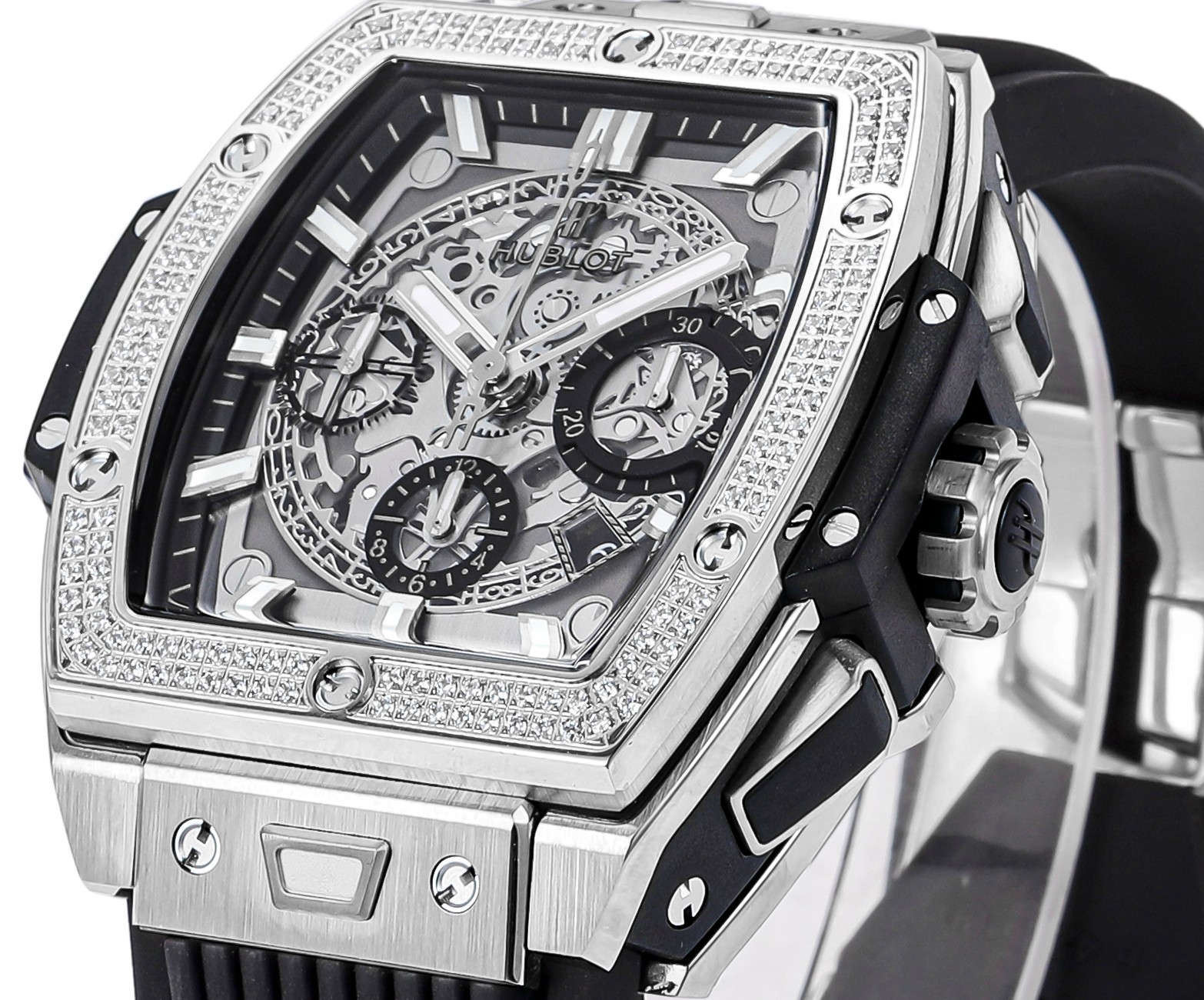 Hublot Spirit of Big Bang Textured Rubber Strap(1:1 replica) - Top club