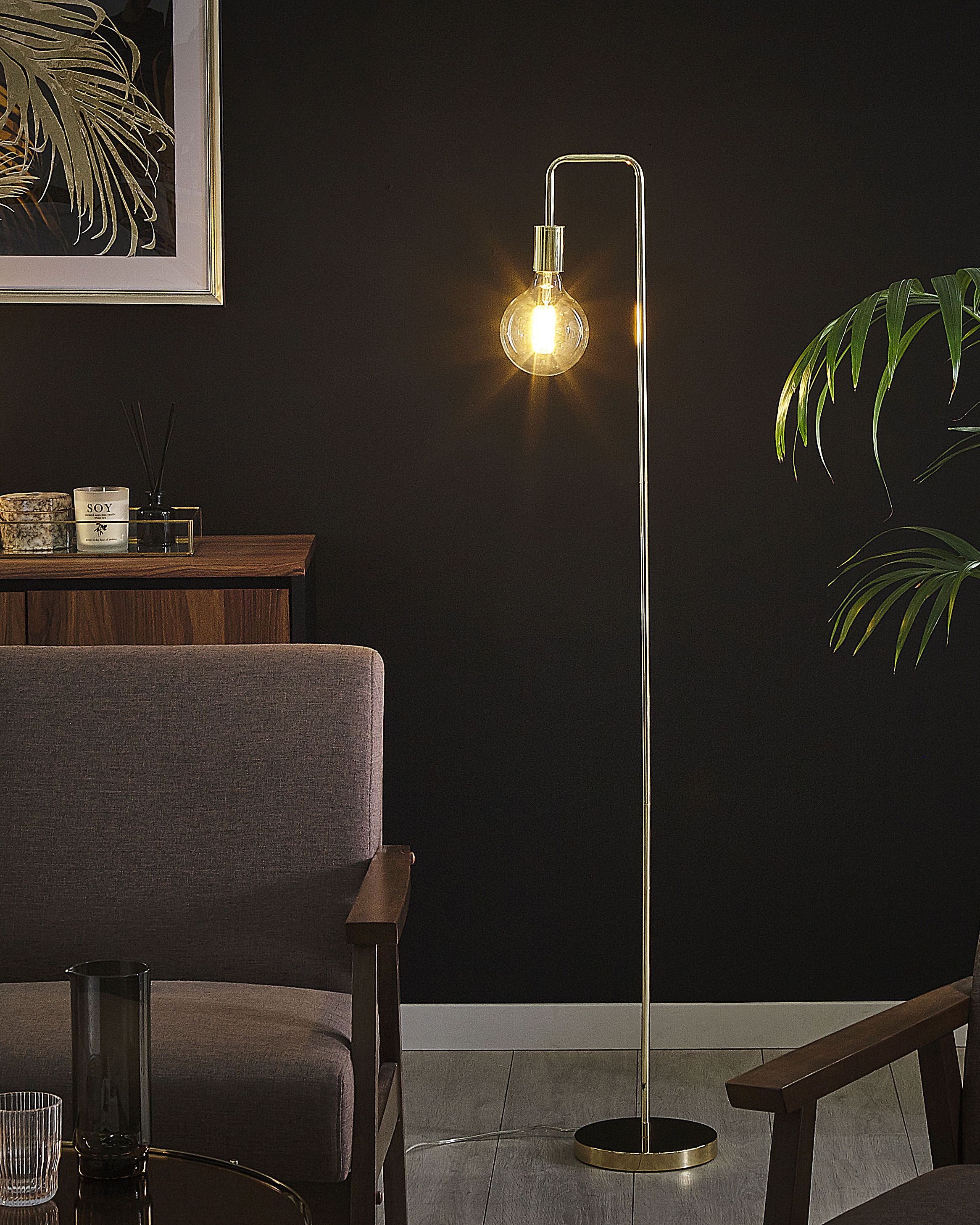 Floor Lamp SAVENA Metal Gold