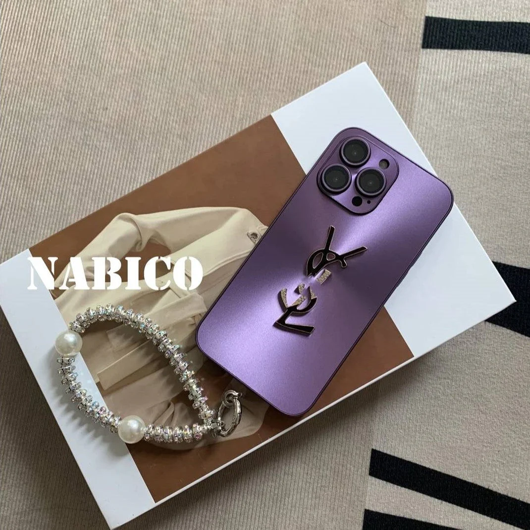 Y-S-L Shine x Mono iPhone Case With Chain - Wholesale & Influencer