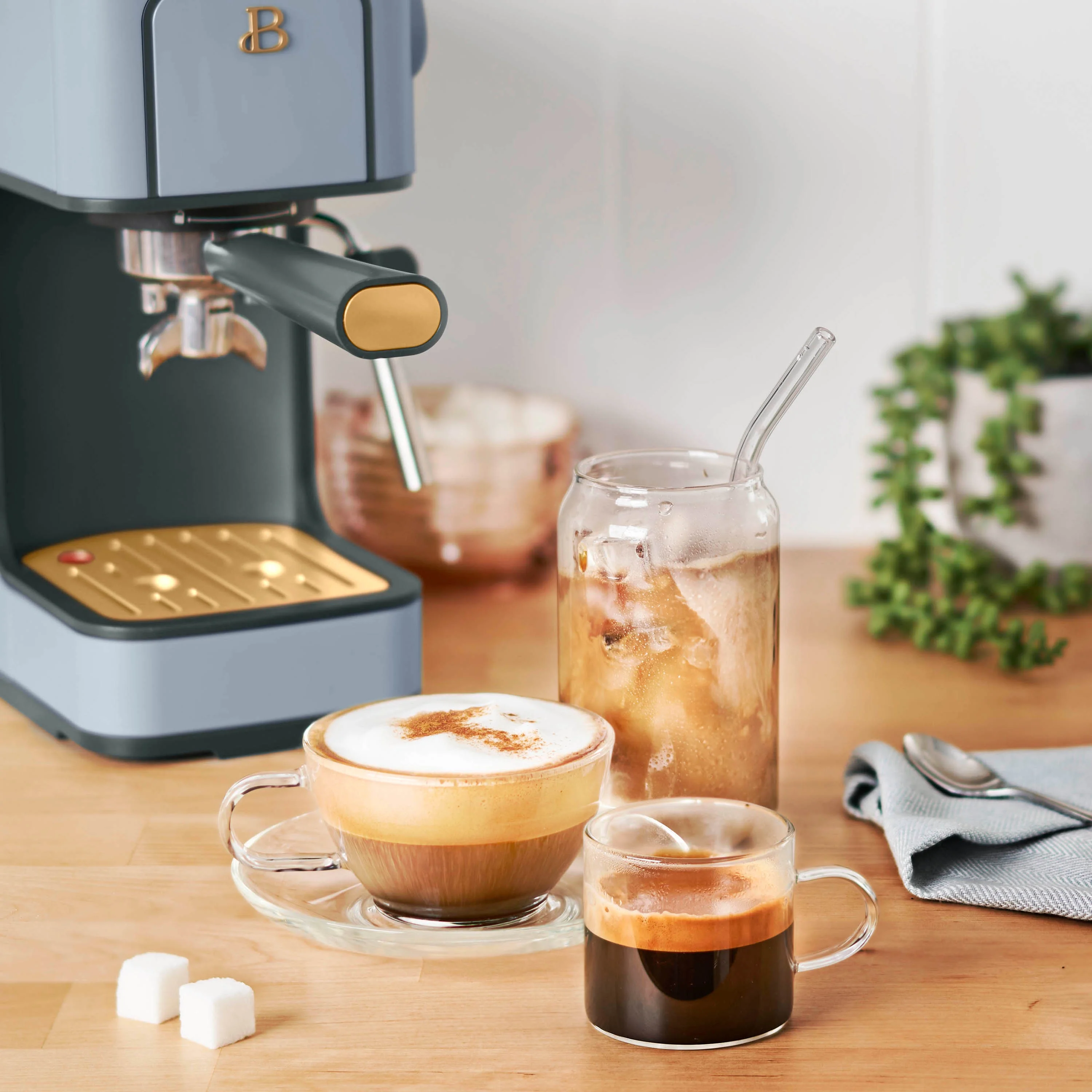 Beautiful Slim Espresso Machine with 20-Bar Pressure, Black Sesame by Drew Barrymore - Image 96