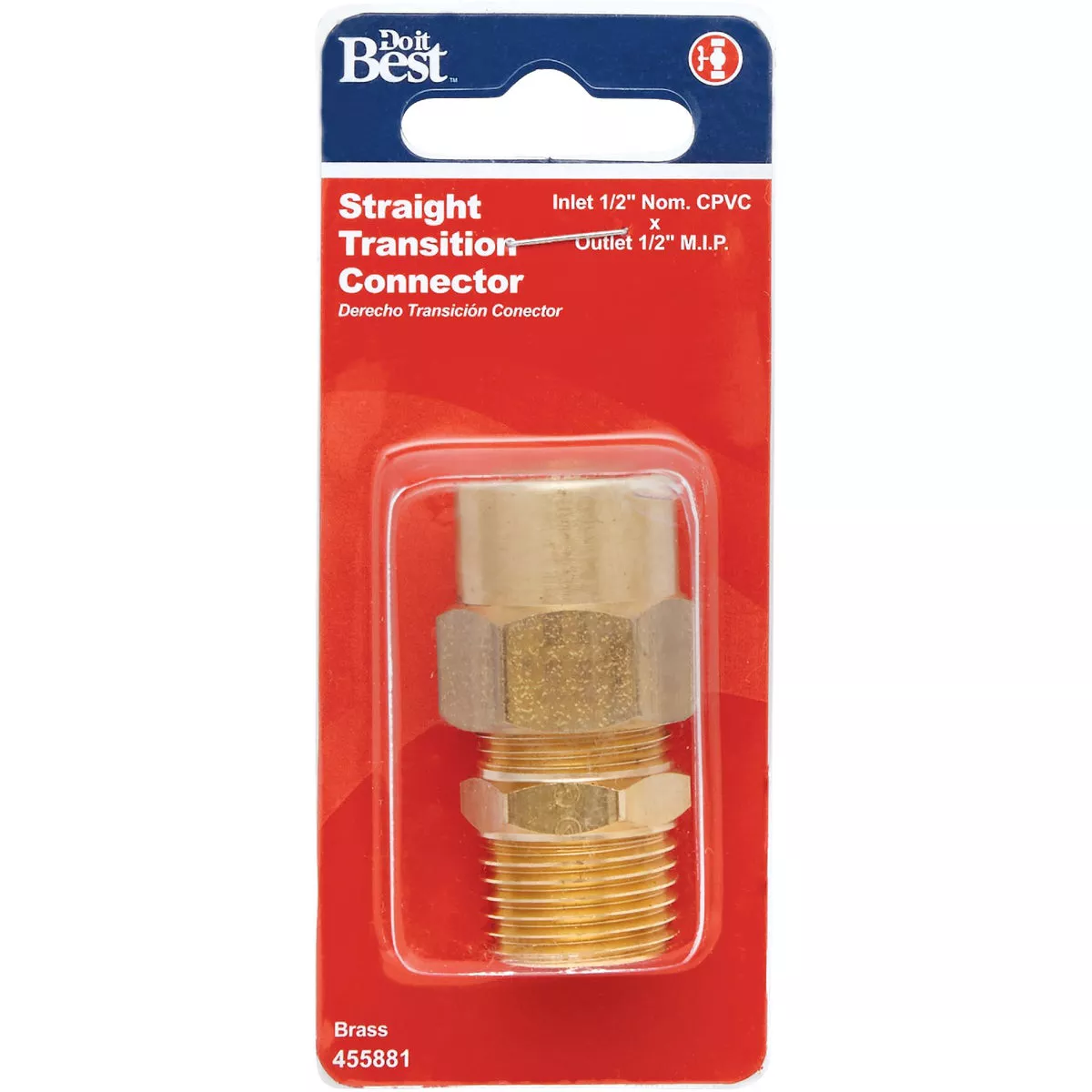 Do it Best 1/2 In. CPVC x 1/2 In. MIP Low Lead Male Brass CPVC Adapter
