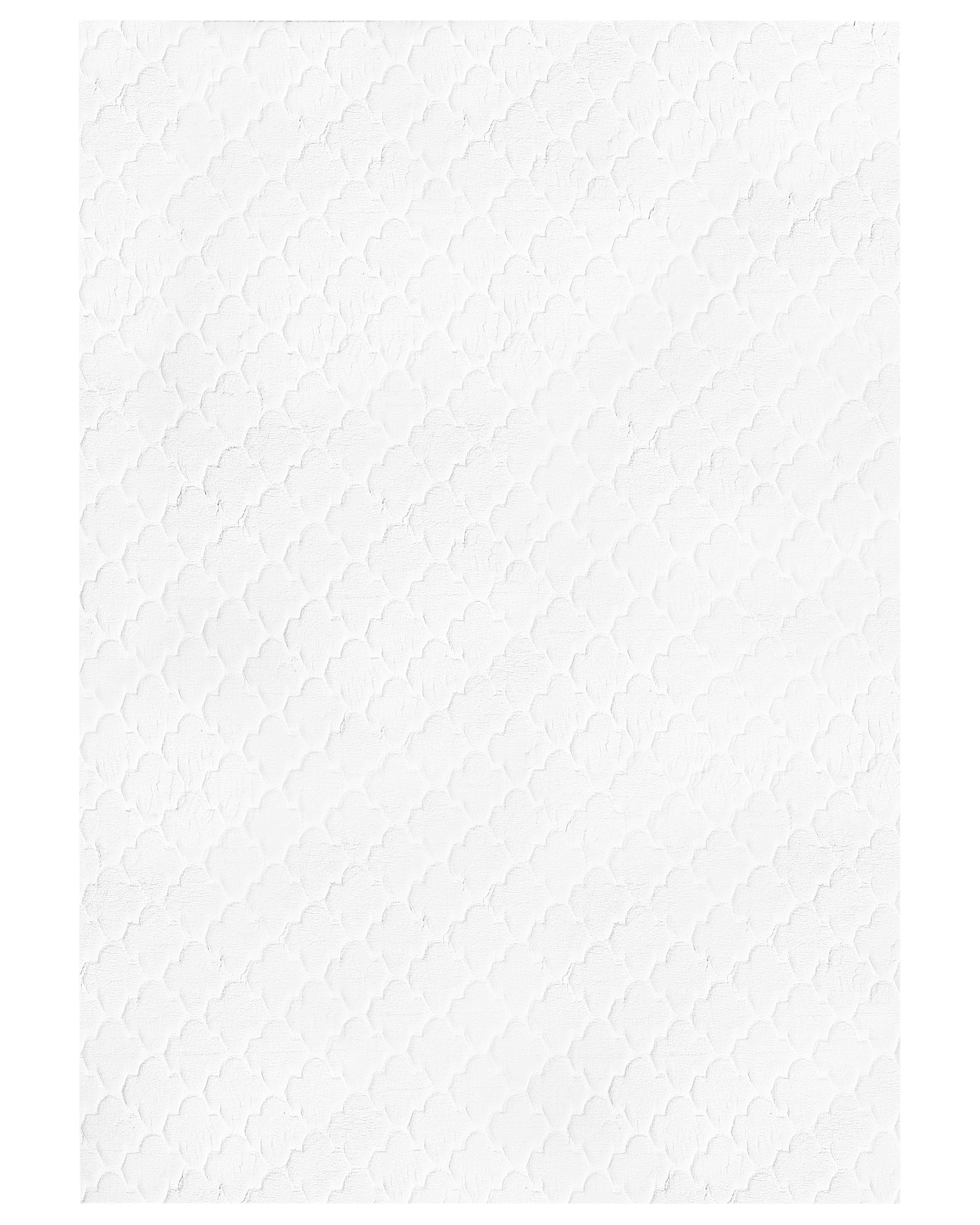 Faux Fur Rug GHARO White 160 x 230 cm