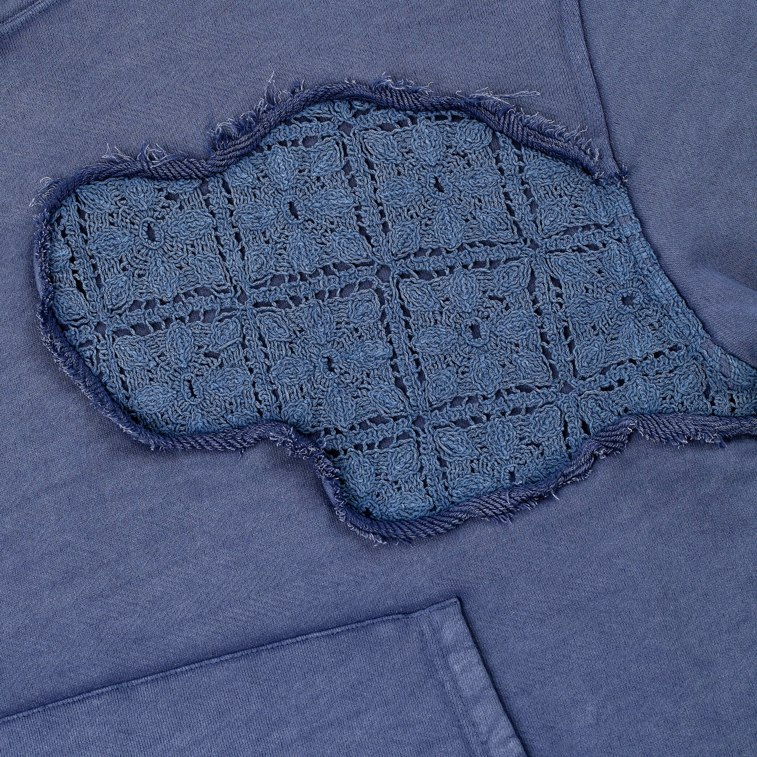 "lotus" Hoodie navy