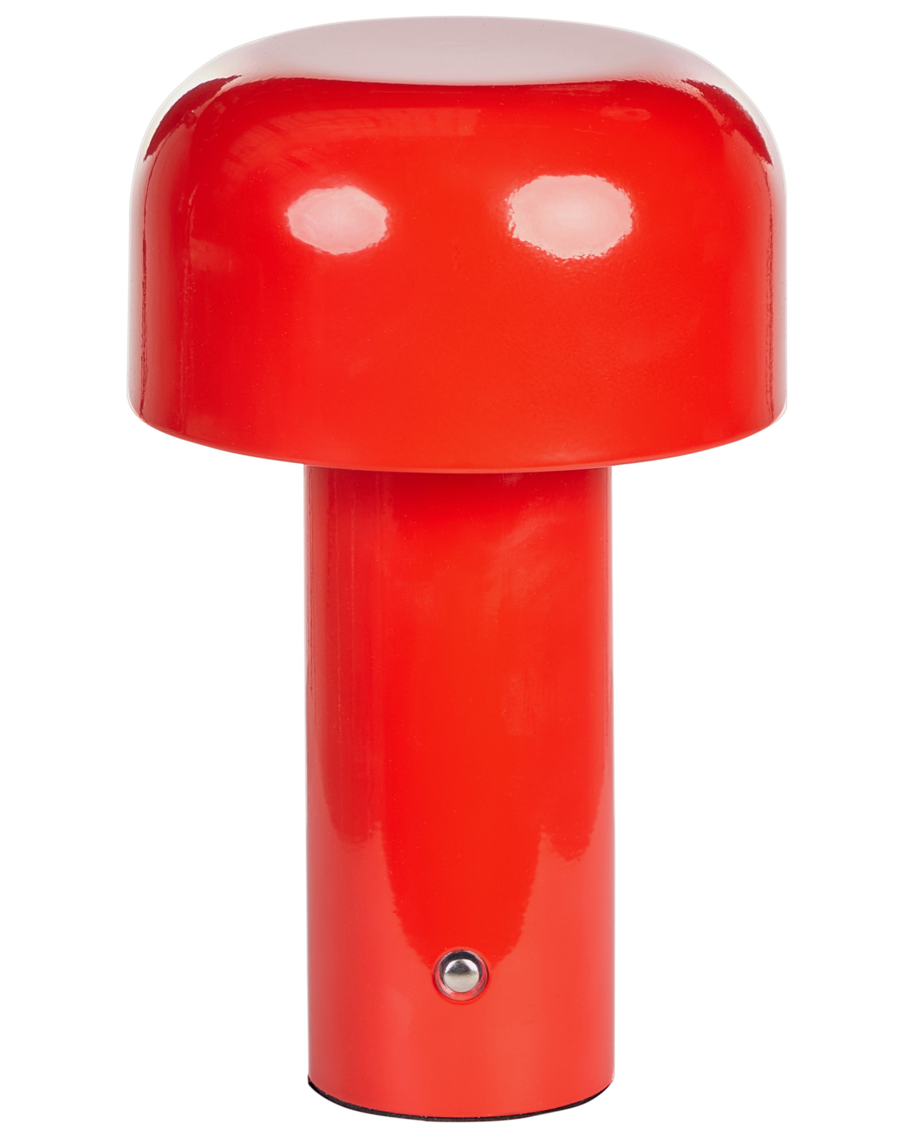 Wireless LED Table Lamp BESOS with Dimmer Metal Red