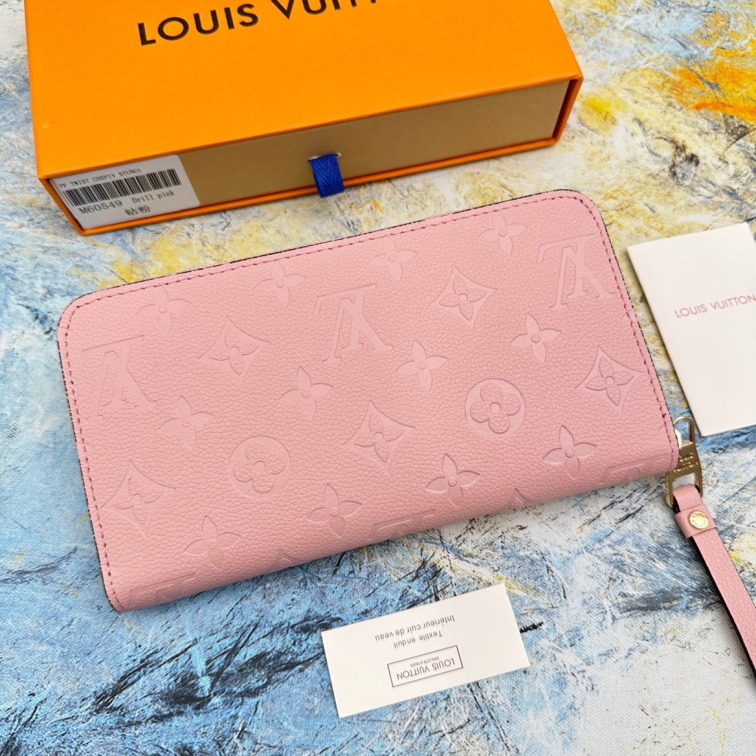 Louis Vuitton LV Zippy Embossed Cowhide Wallet1:1High-quality replica