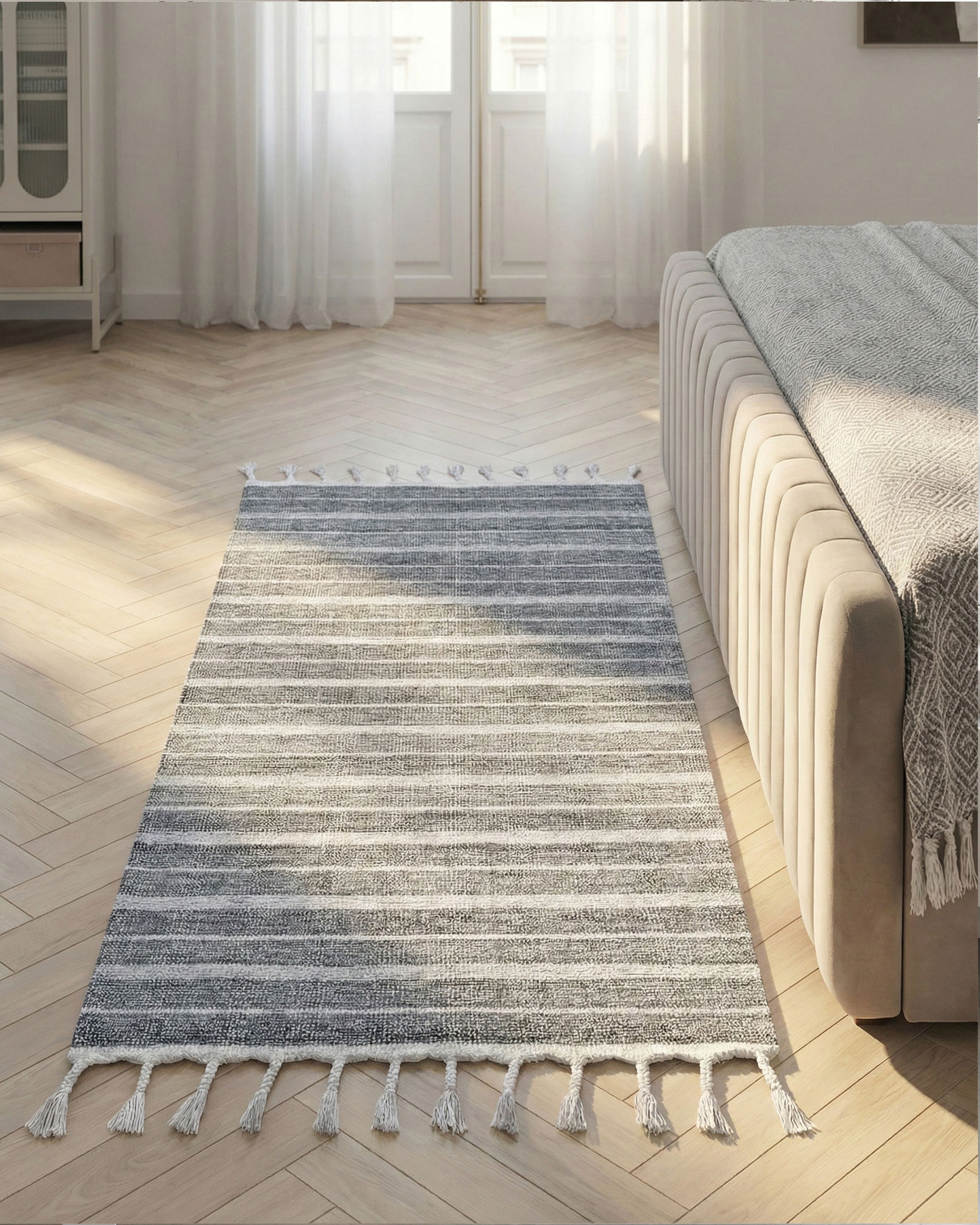 Rug BADEMLI Off-White 80 x 150 cm