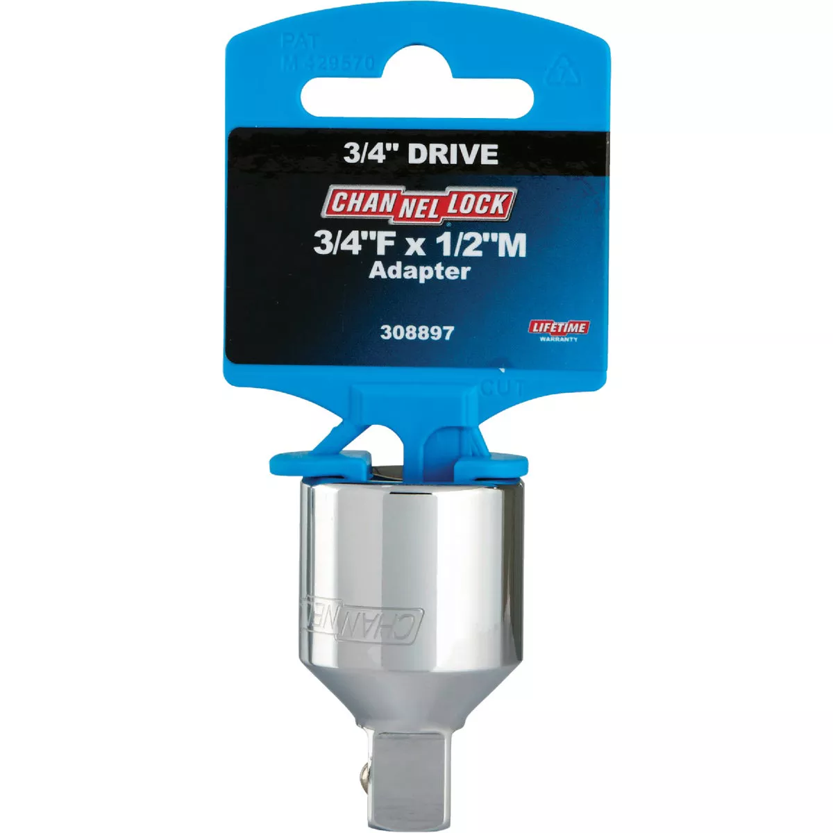 Channellock 3/4 In. F x 1/2 In. M Socket Adapter
