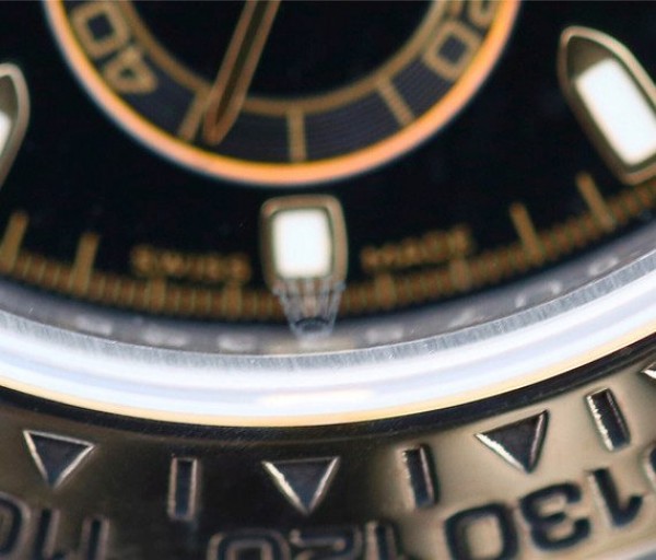 Replica Rolex Daytona 116523 Thick YG Wrapped Black Dial Sticks Markers SS/YG Bracelet A7750 - Elite Watch Atelier