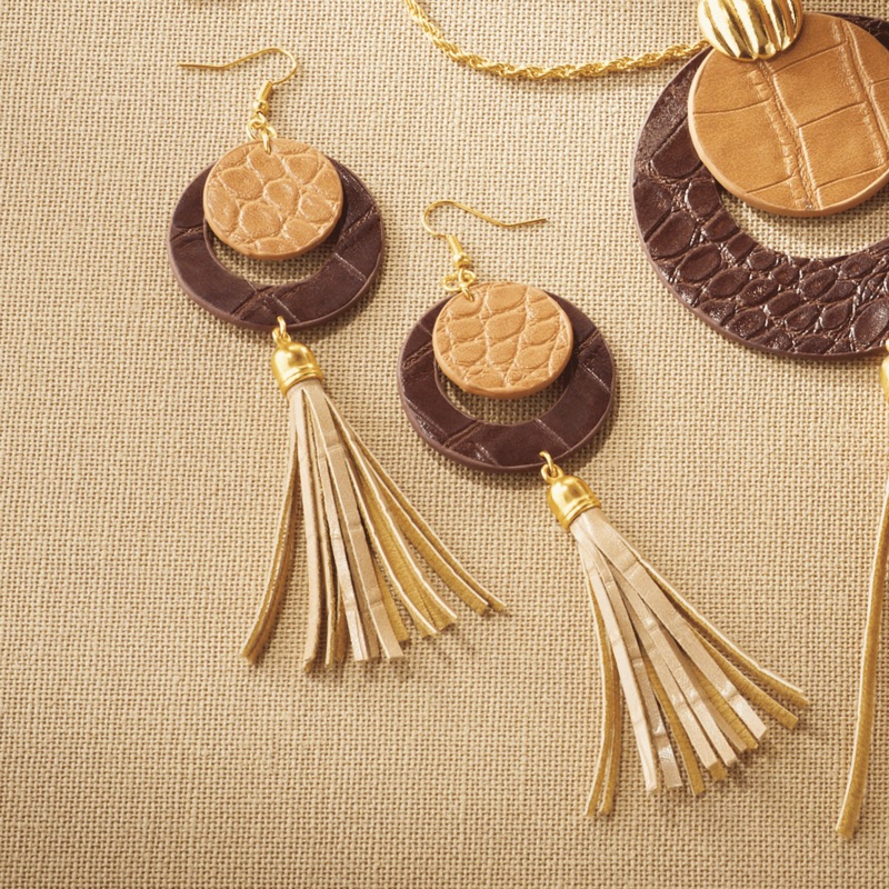 Textured Pleather Jewelry - MIDNIGHT VELVET CATALOG