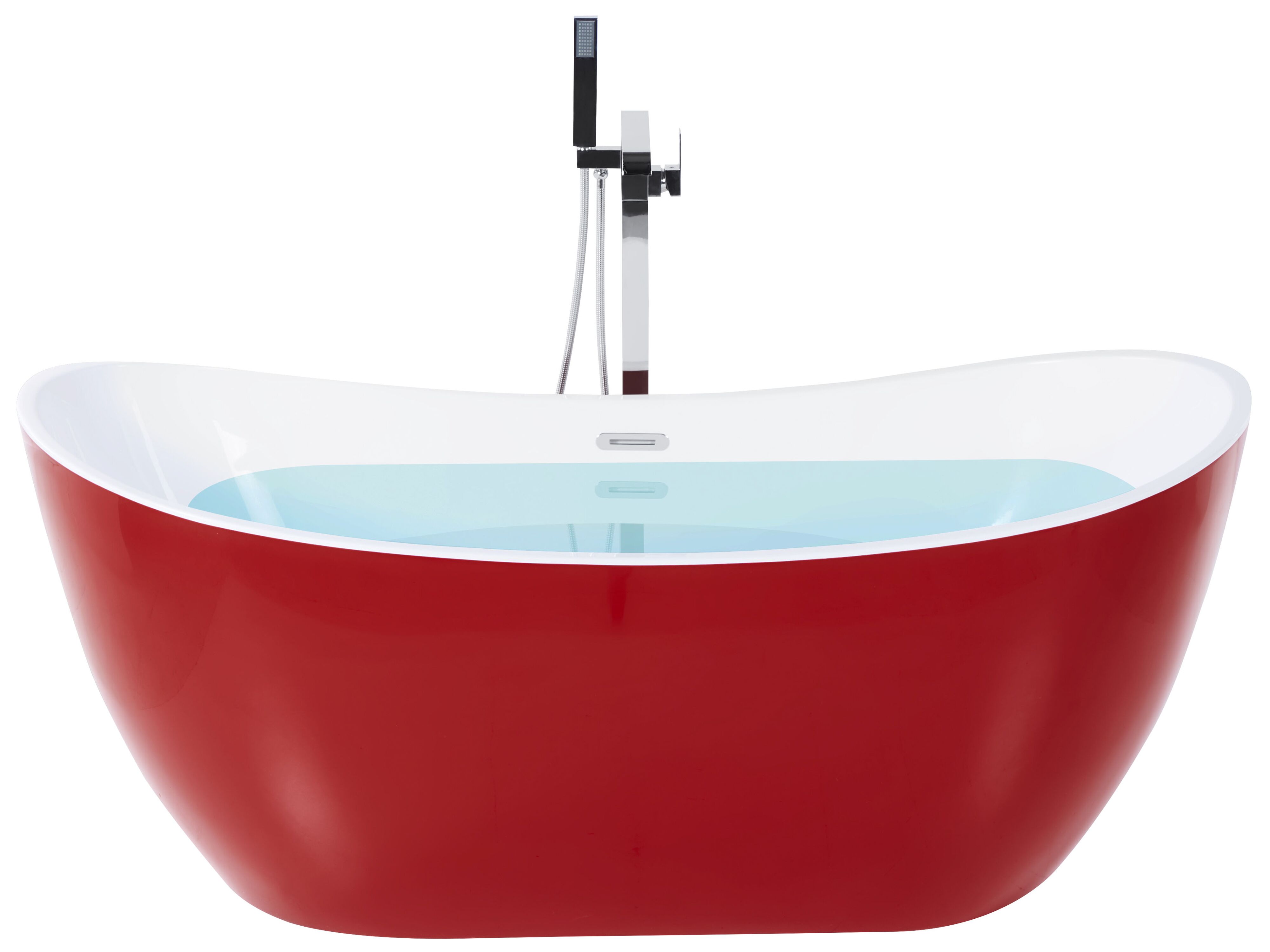 Freestanding Bathtub ANTIGUA 1700 x 770 mm Red