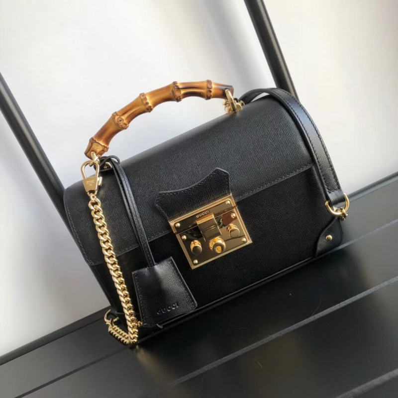 Replica Gucci Padlock Small Bamboo Shoulder Bag 6032211:1High-quality replica