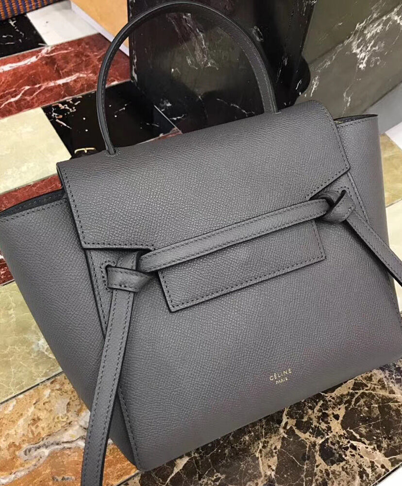 Celine Nano Belt Bag 189003 Gray1:1High-quality replica