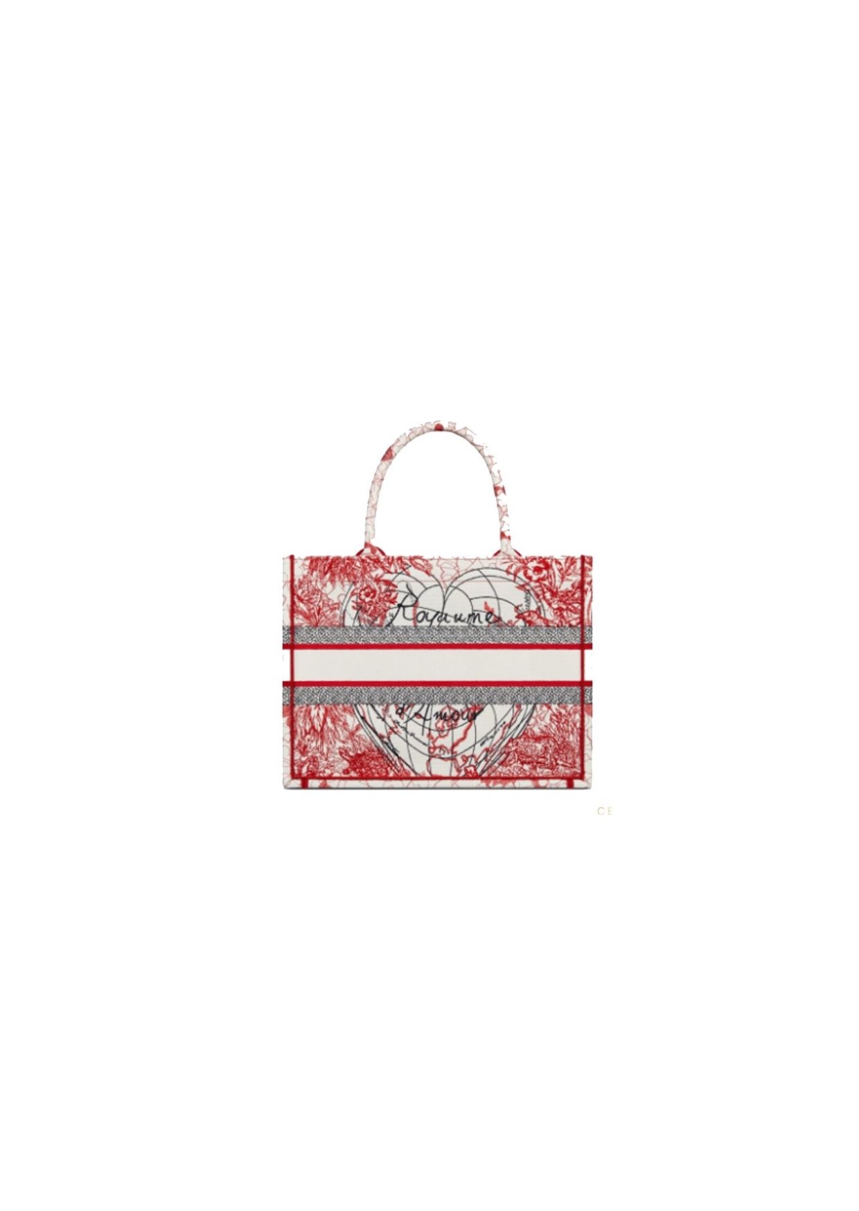 Christian Dior Medium Dior Book Tote Red Multicolor , For Women, Women’s Handbags 14in/36cm CD1:1High-quality replica